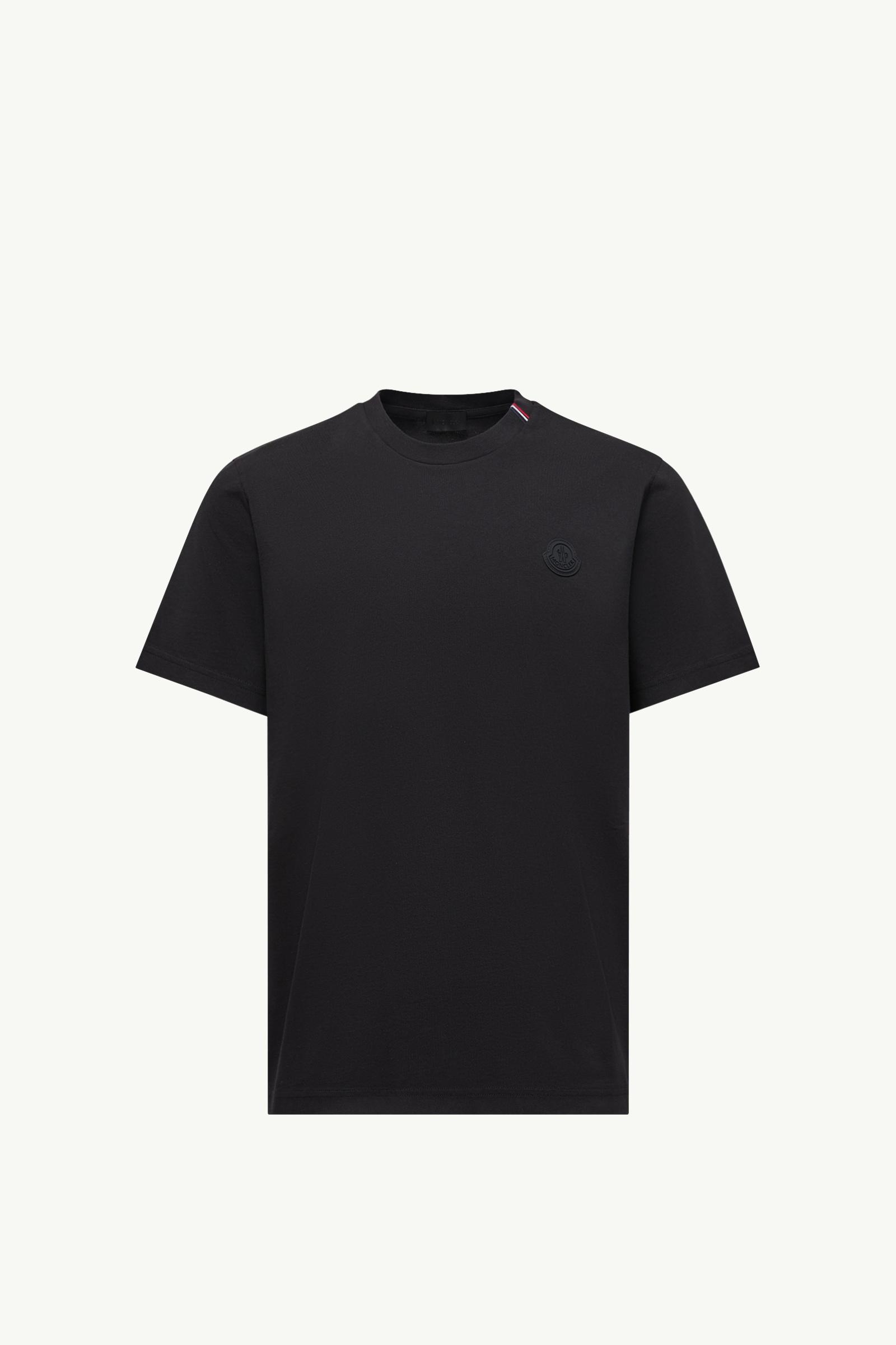 Logo Cotton T-Shirt Men Black Moncler, 1 of 0