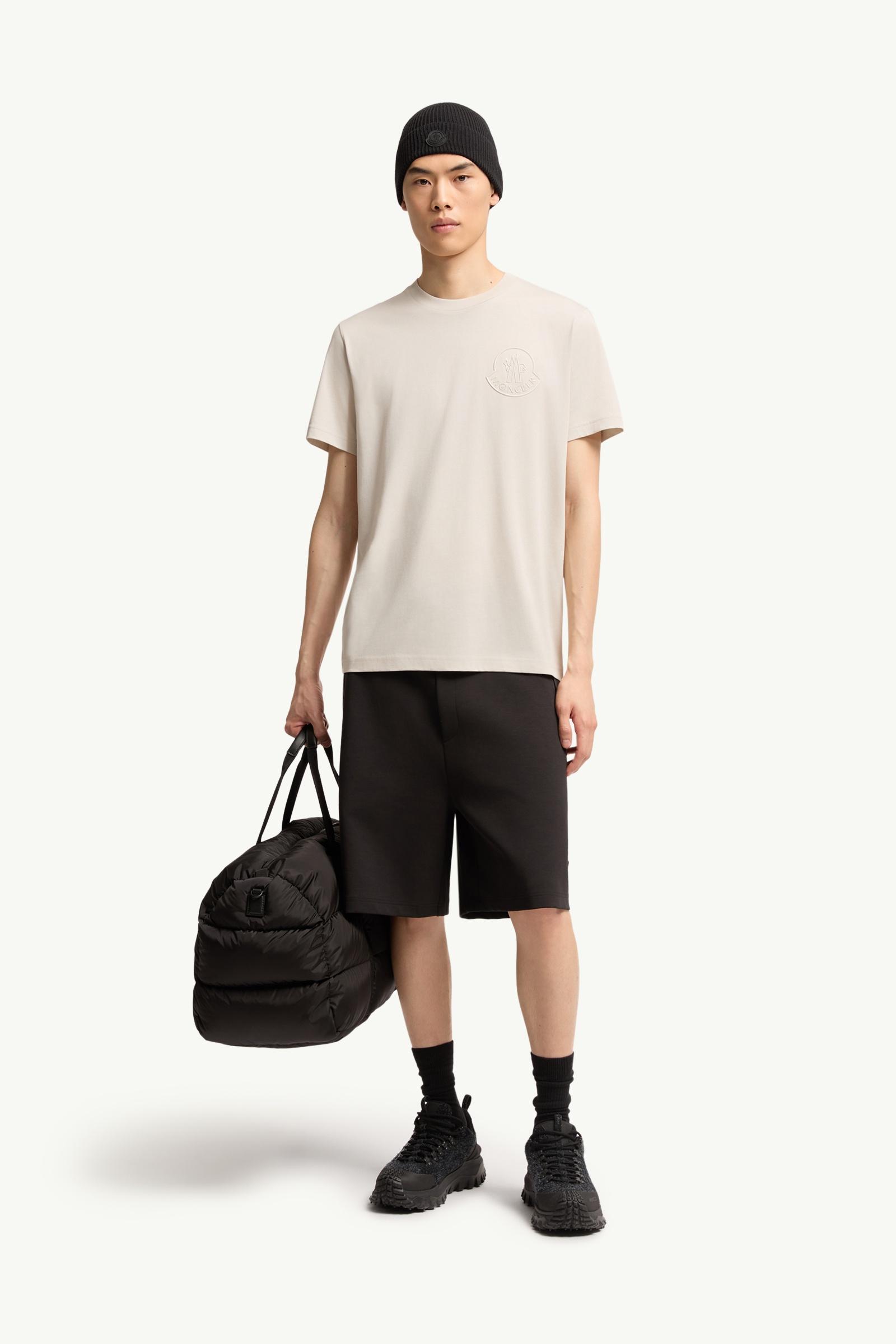 Three-Dimensional Logo Cotton T-Shirt Men White Ivory Moncler, 1 of 0