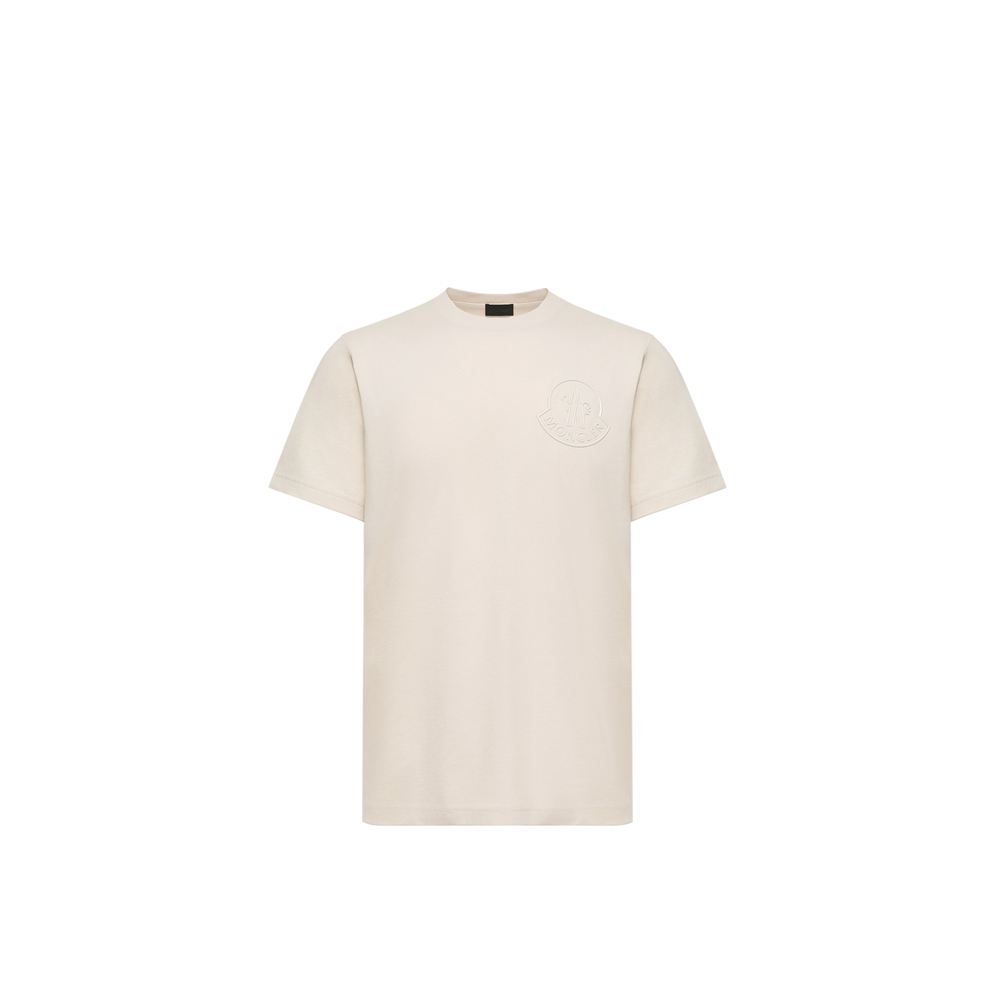 Moncler   Three-Dimensional Logo Cotton T-Shirt for Men in White, Size: M