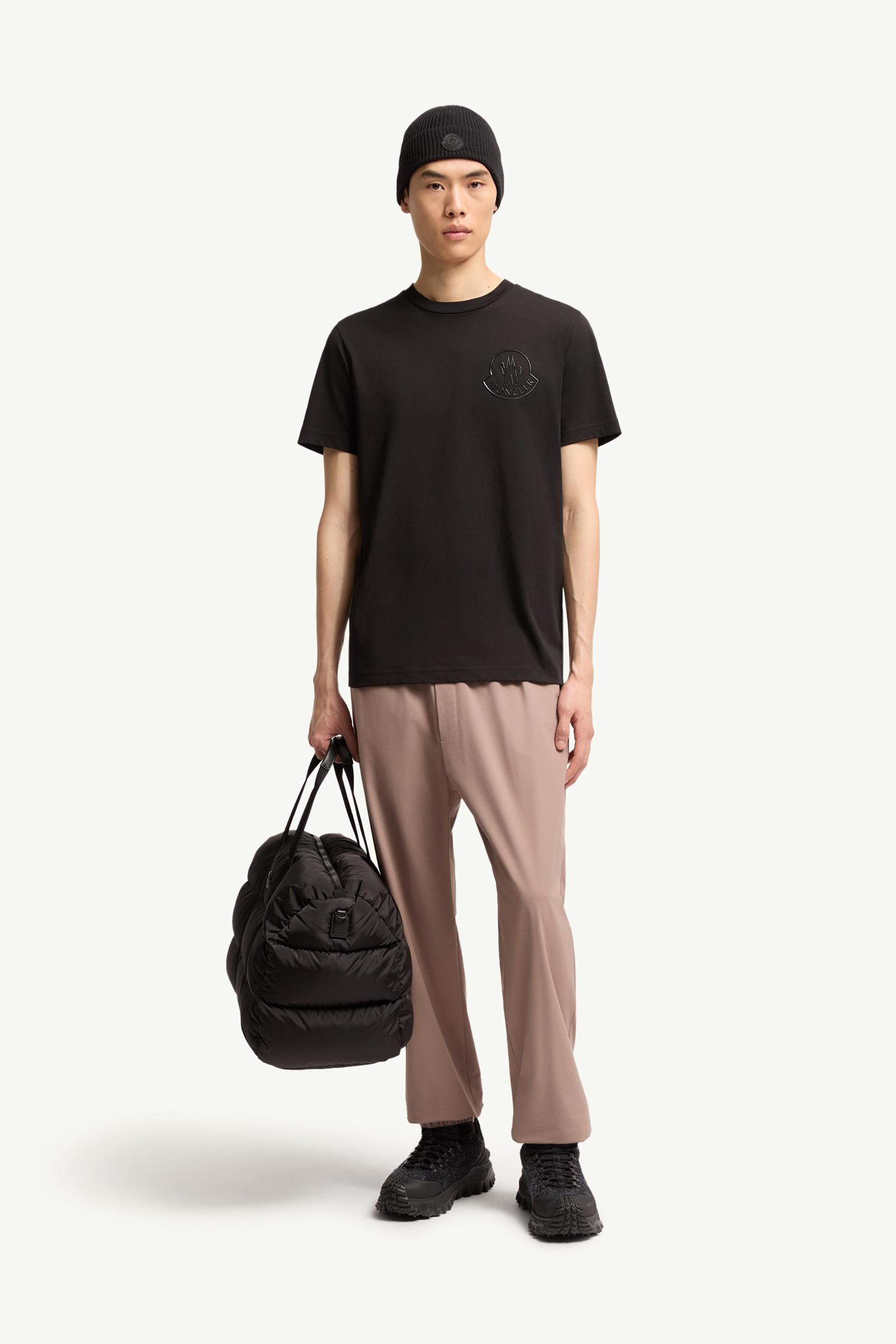 Three-Dimensional Logo Cotton T-Shirt Men Black Moncler, 1 of 0