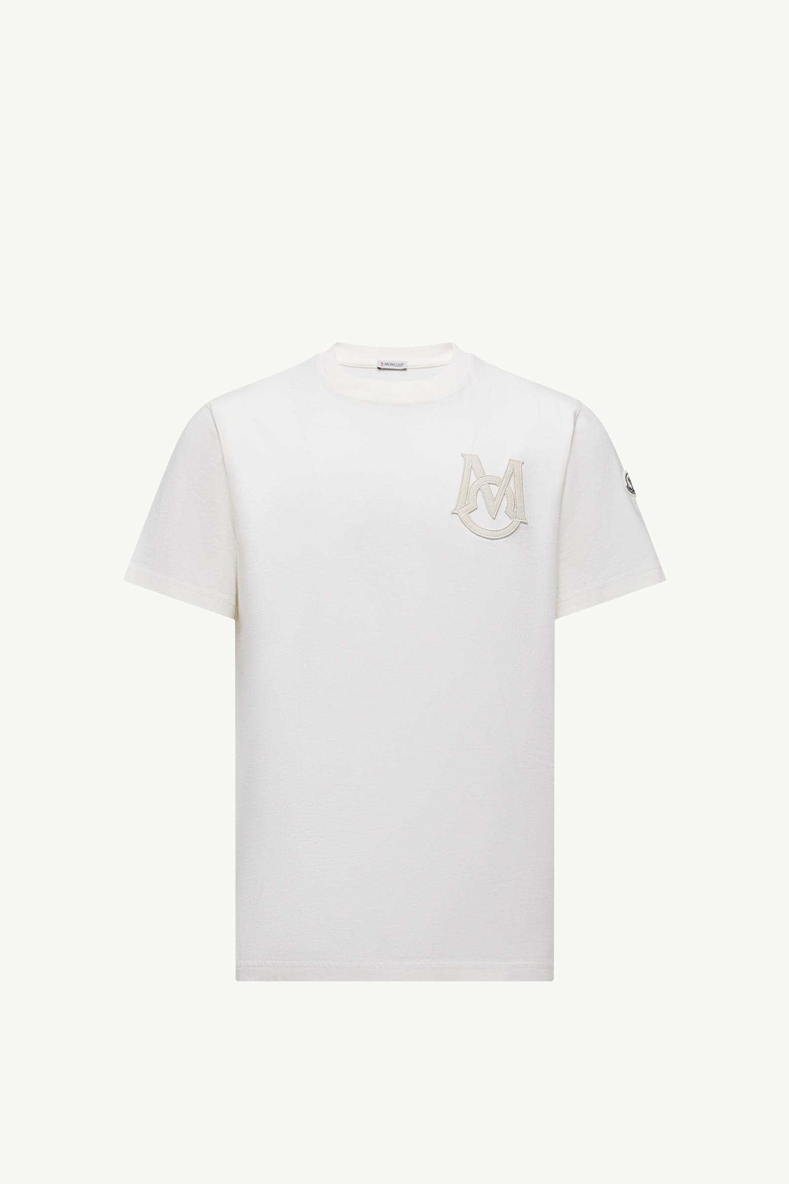 Monogram Cotton T-Shirt Men White Moncler, 1 of 0