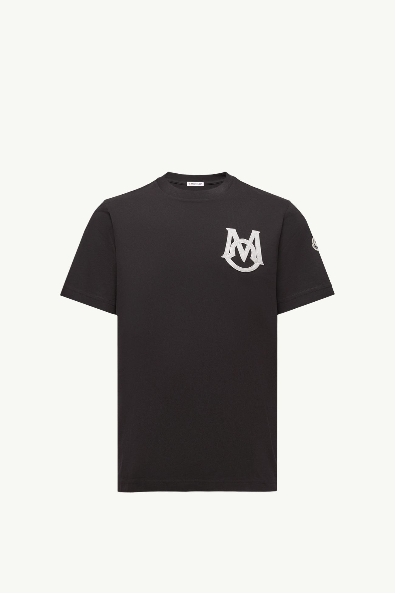 모노그램 코튼 티셔츠 남성 네이비 블루 Moncler 2