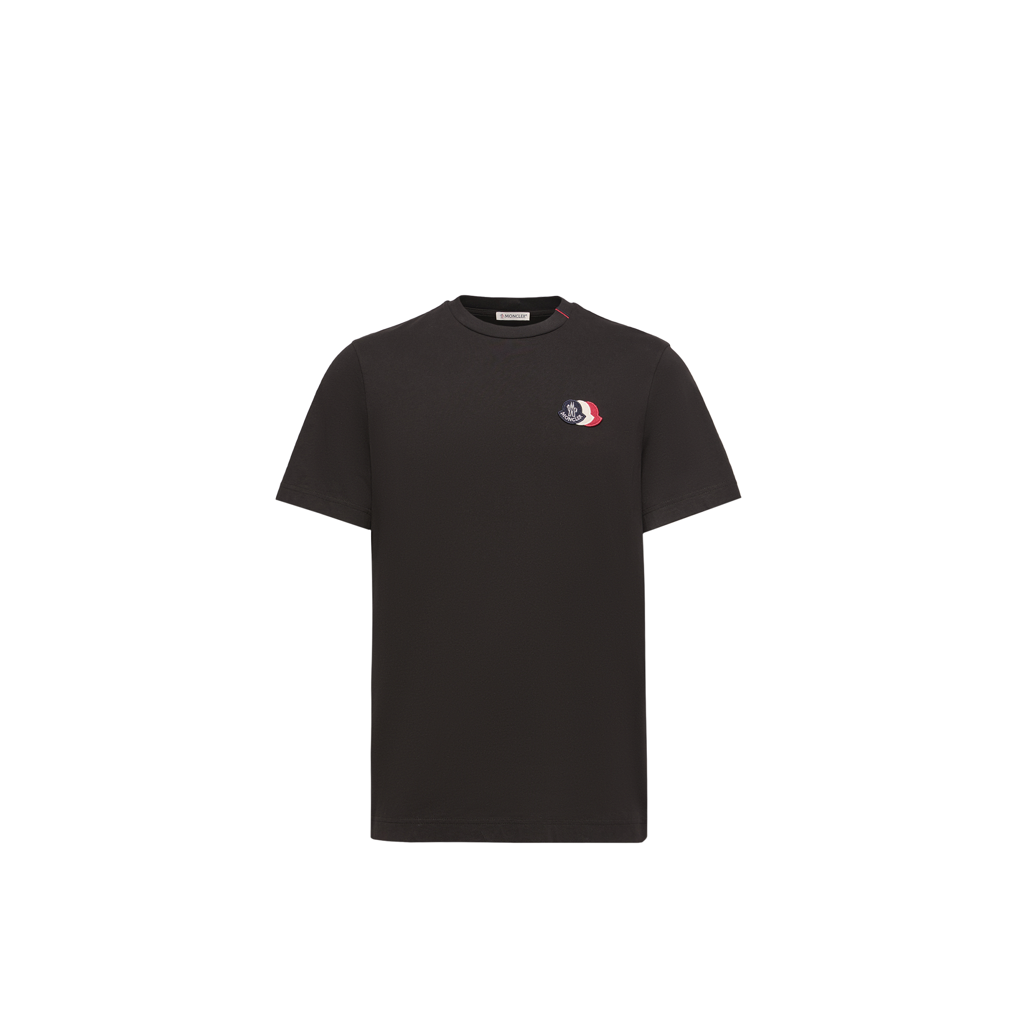 Moncler   Logo Cotton T-Shirt for Men in Black, Size: 3XL
