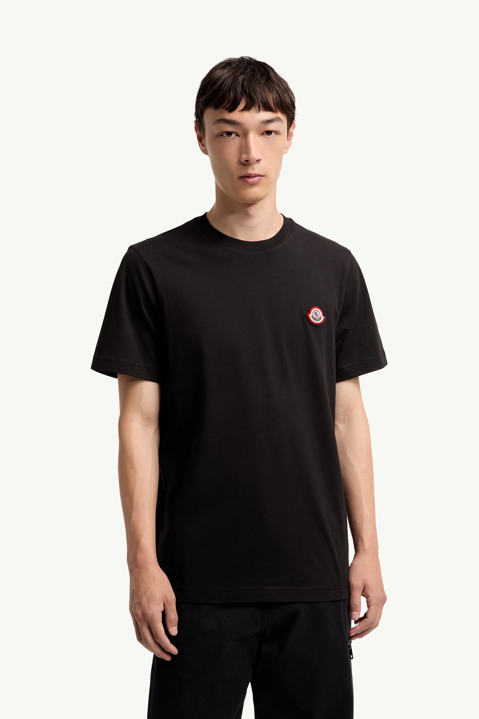 Black Logo Cotton Jersey T-Shirt - Polos & T-shirts for Men