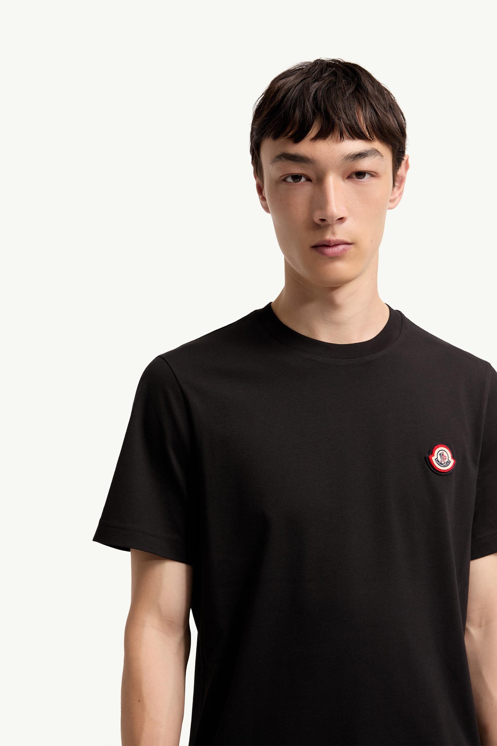 Black Logo Cotton Jersey T-Shirt - Polos & T-shirts for Men