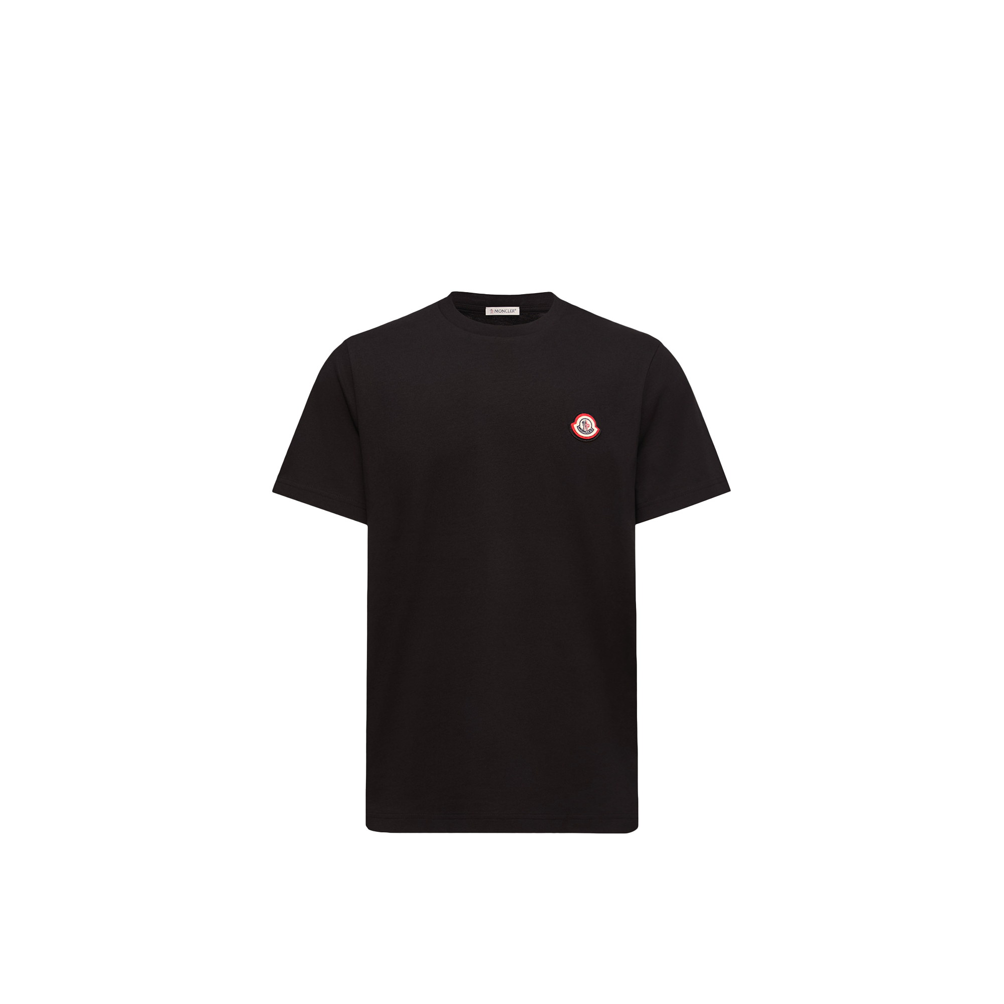 Moncler Black Cotton T-Shirt - S - Image 5