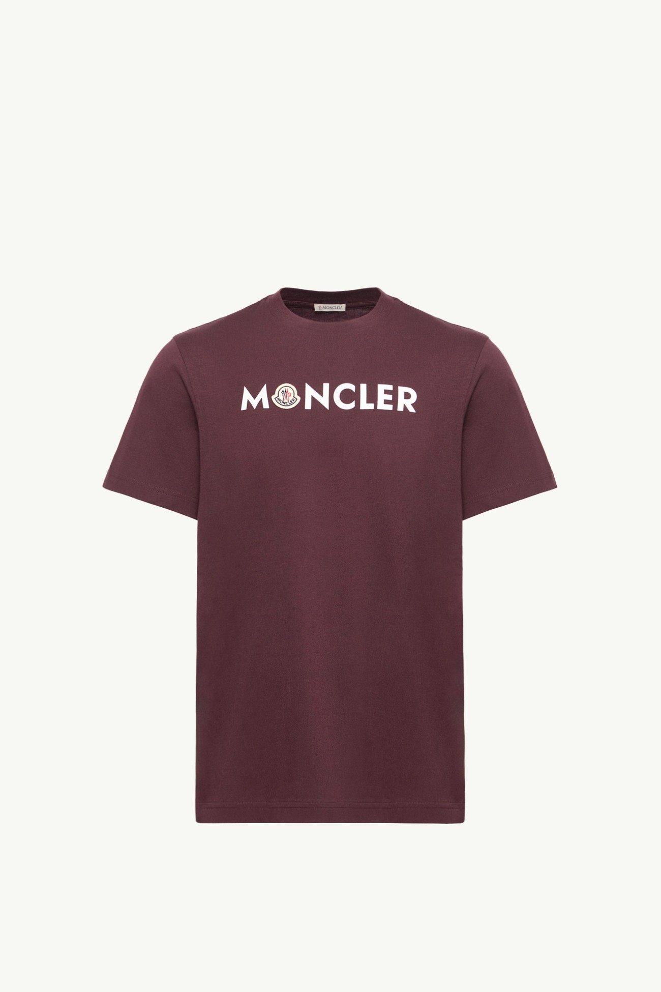 標誌棉質T恤 男士 酒紅色 Moncler 2