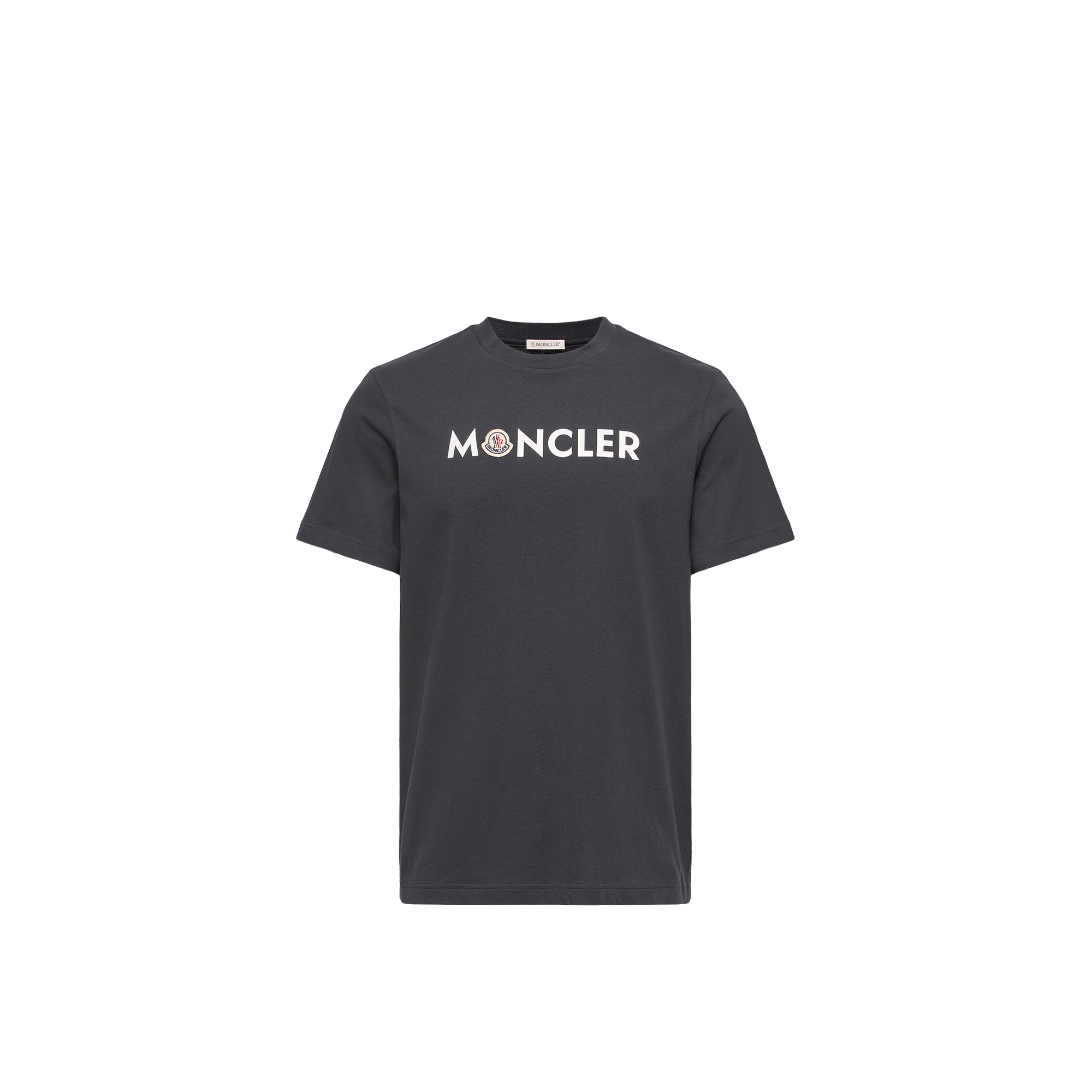 Moncler   Logo Cotton T-Shirt for Men in Blue, Size: Xxl
