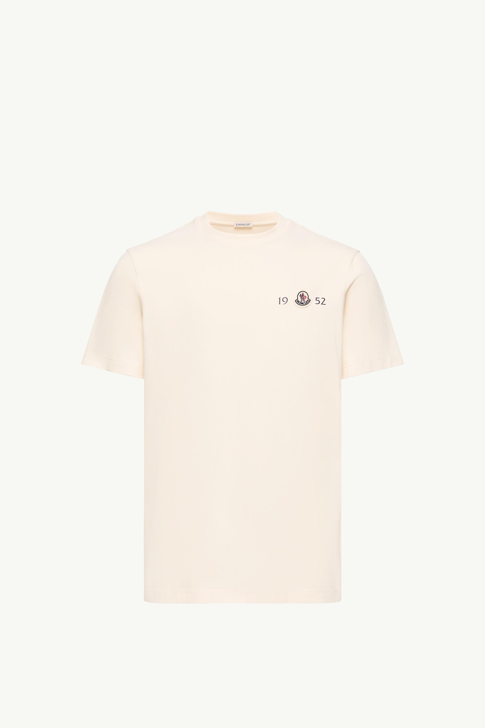 Logo Cotton T-Shirt Men White Moncler, 1 of 0