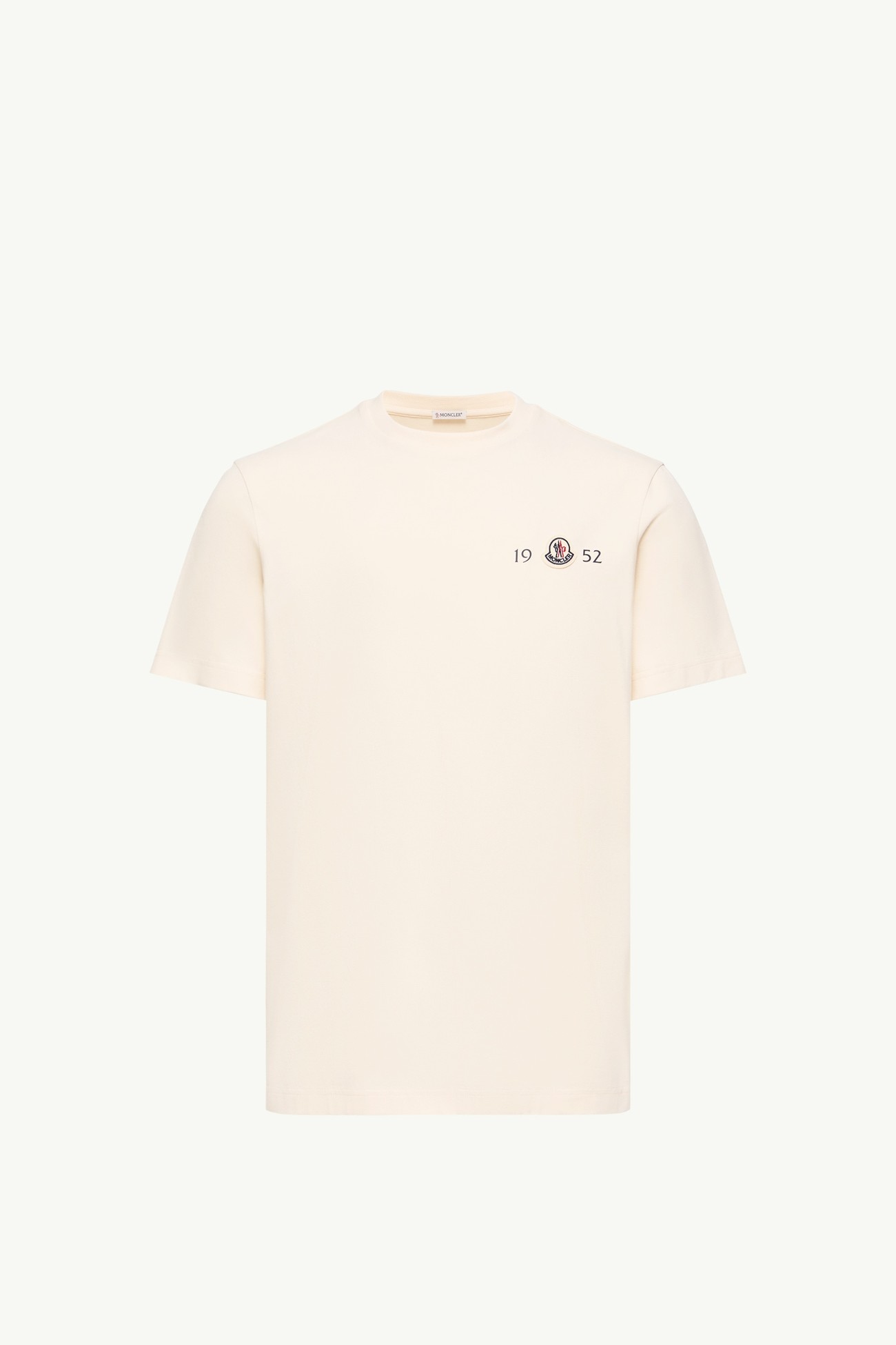 T-shirt logata in cotone Uomo Bianco Moncler 2
