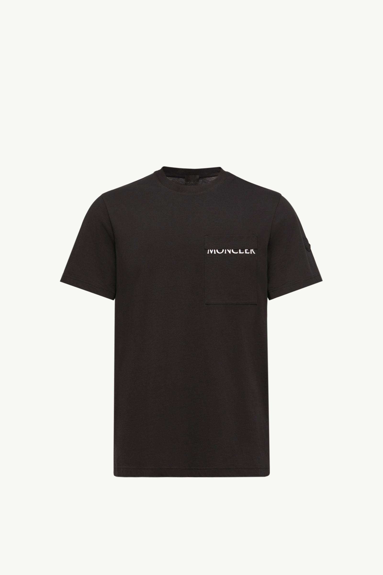 Logo Cotton Jersey T-Shirt Men Black Moncler, 1 of 0