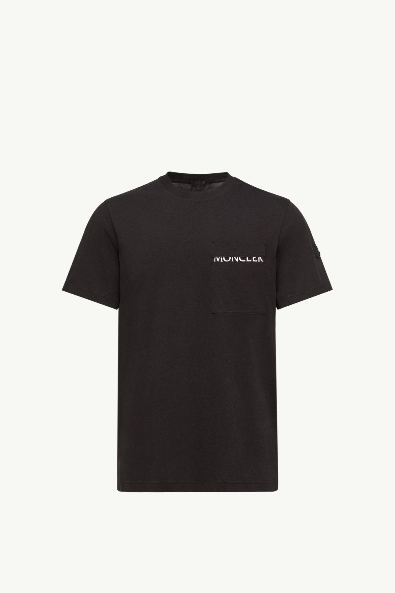 T-Shirt aus Baumwolljersey mit Logo Herren Schwarz Moncler 2