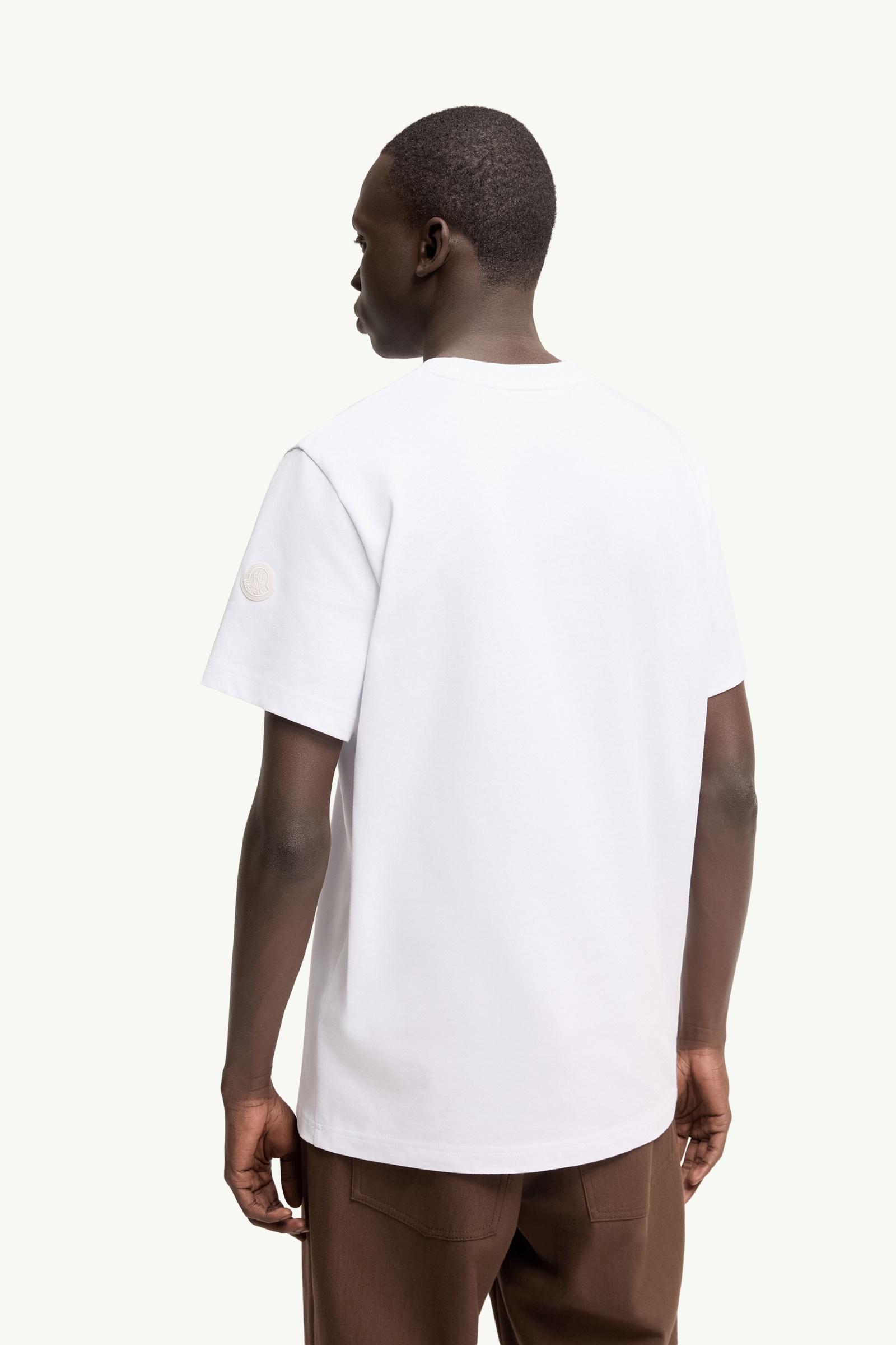 ホワイト Tシャツ : Tシャツ＆ポロシャツ 向けの メンズ | モンクレール