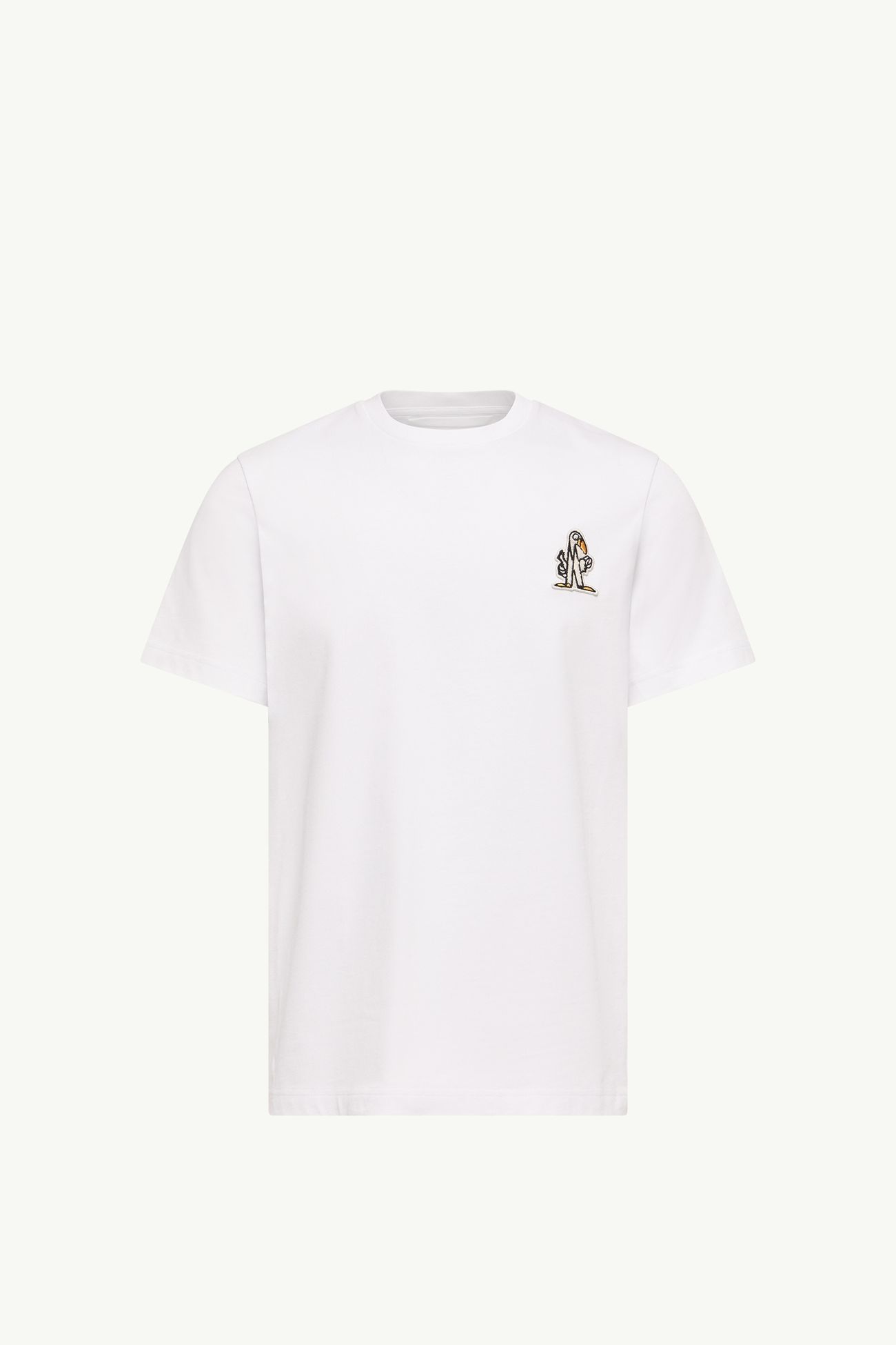 T-shirt en coton à logo Hommes Blanc Moncler 2