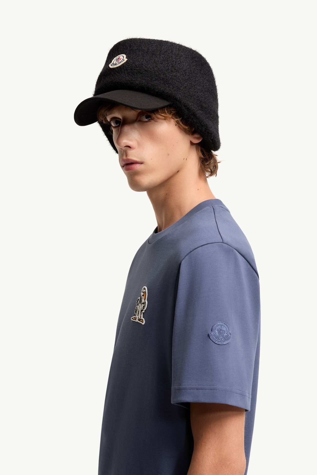 標誌棉質T恤 男士 鈷藍色 Moncler 1