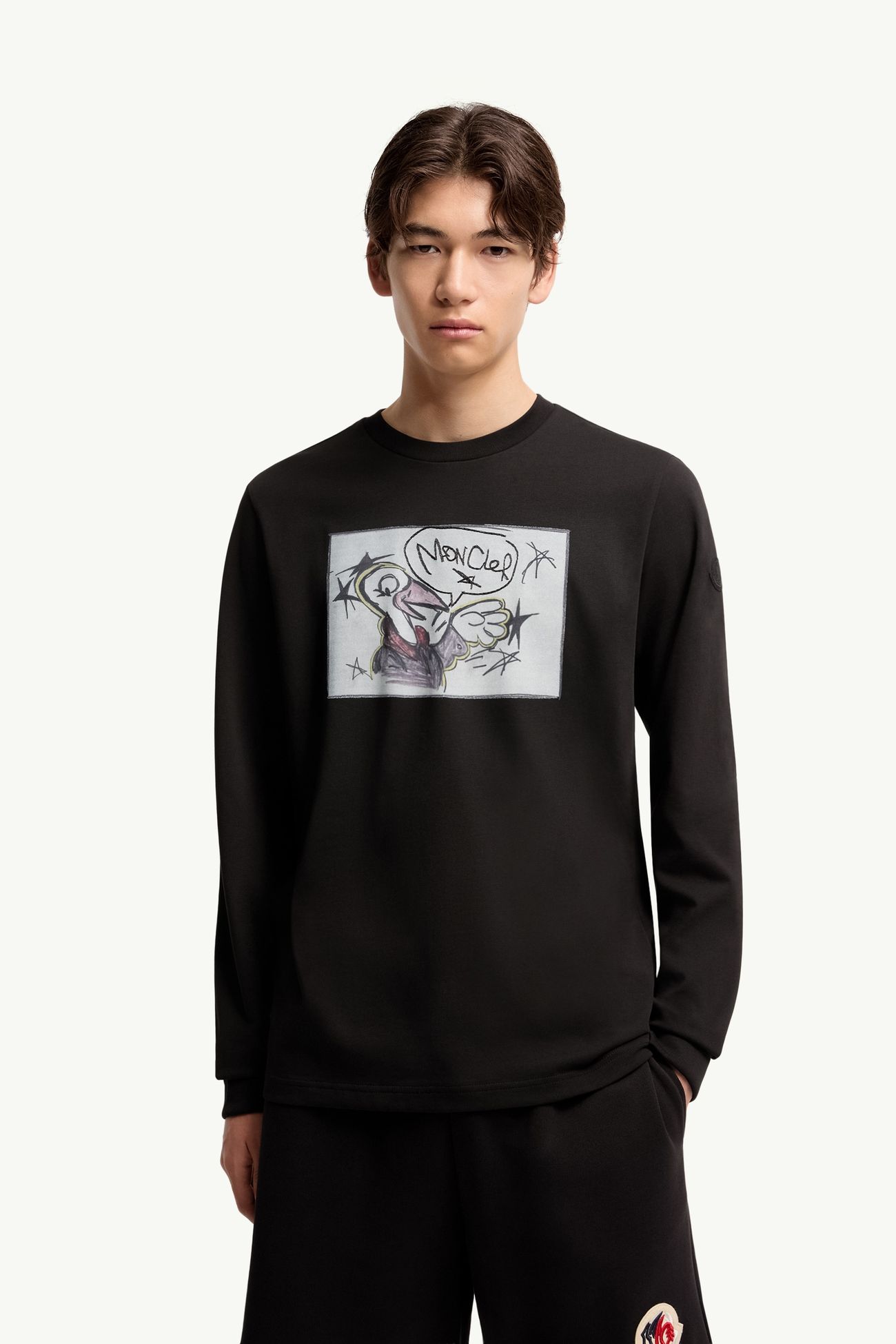 Tシャツ メンズ ブラック Moncler 3