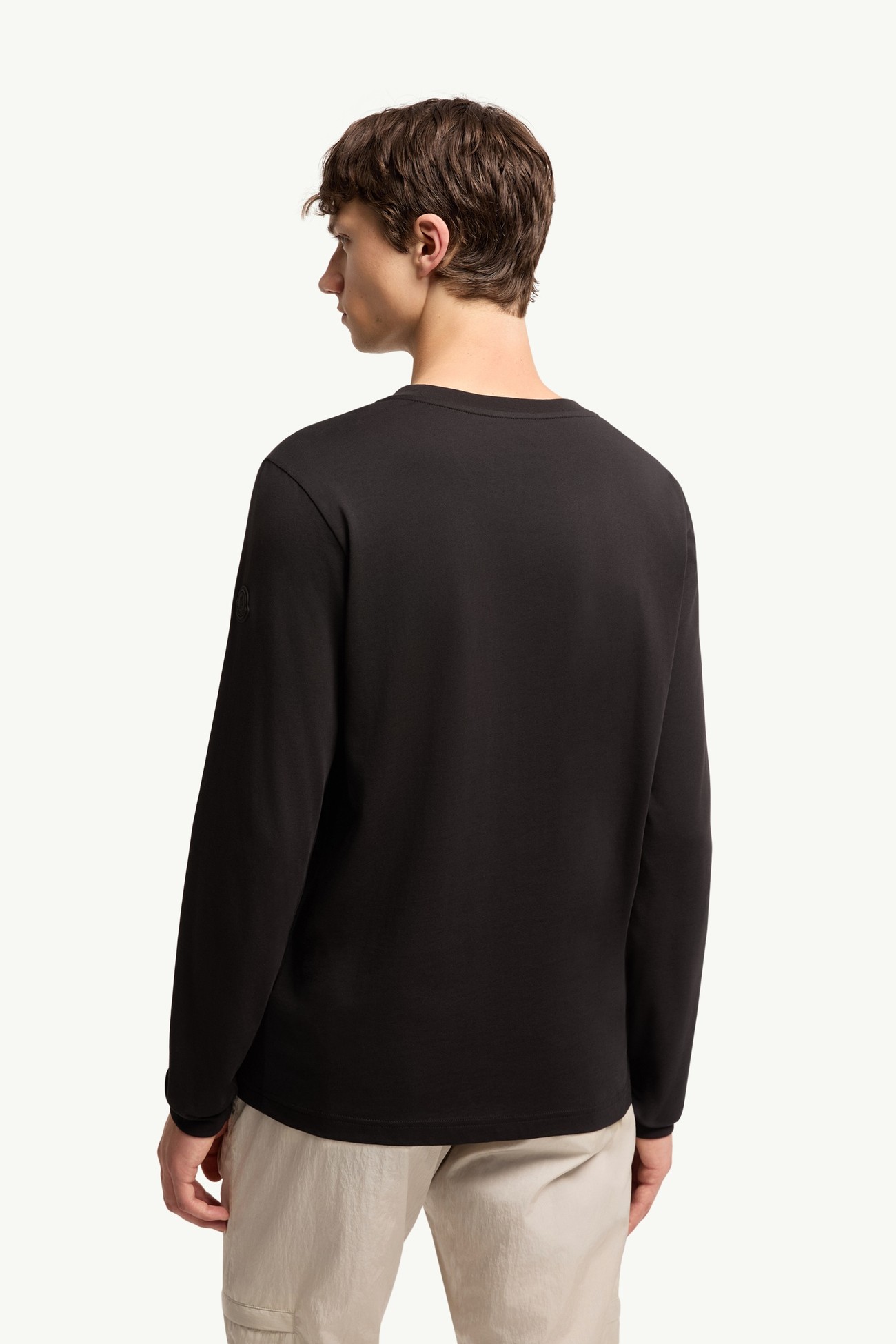ロングスリーブTシャツ メンズ ブラック Moncler 4