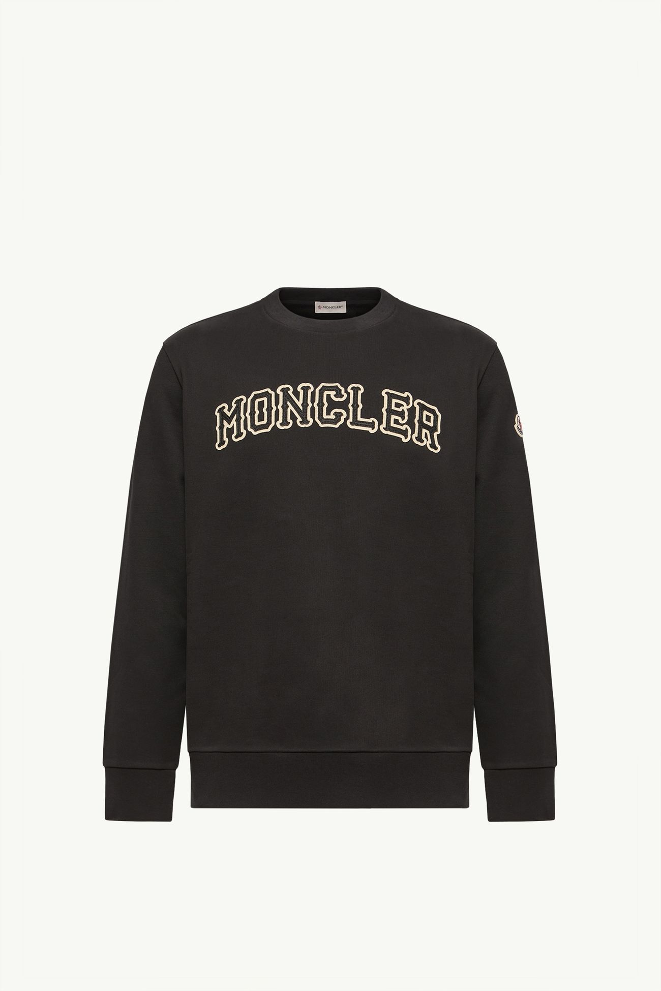 標誌棉質衛衣 男士 黑色 Moncler 2