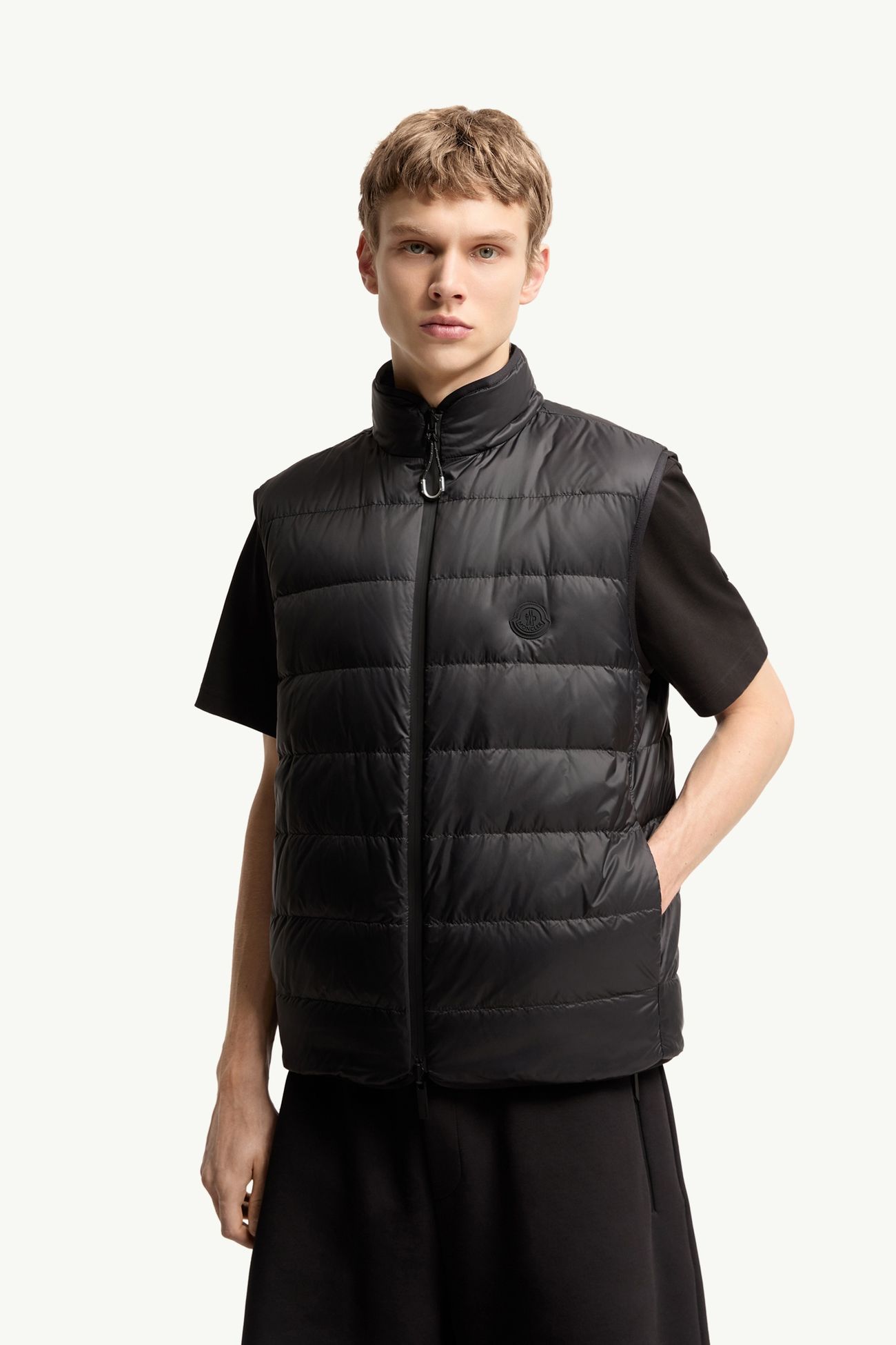 Wendbare Daunenweste aus Teddyfleece Herren Schwarz Moncler 5