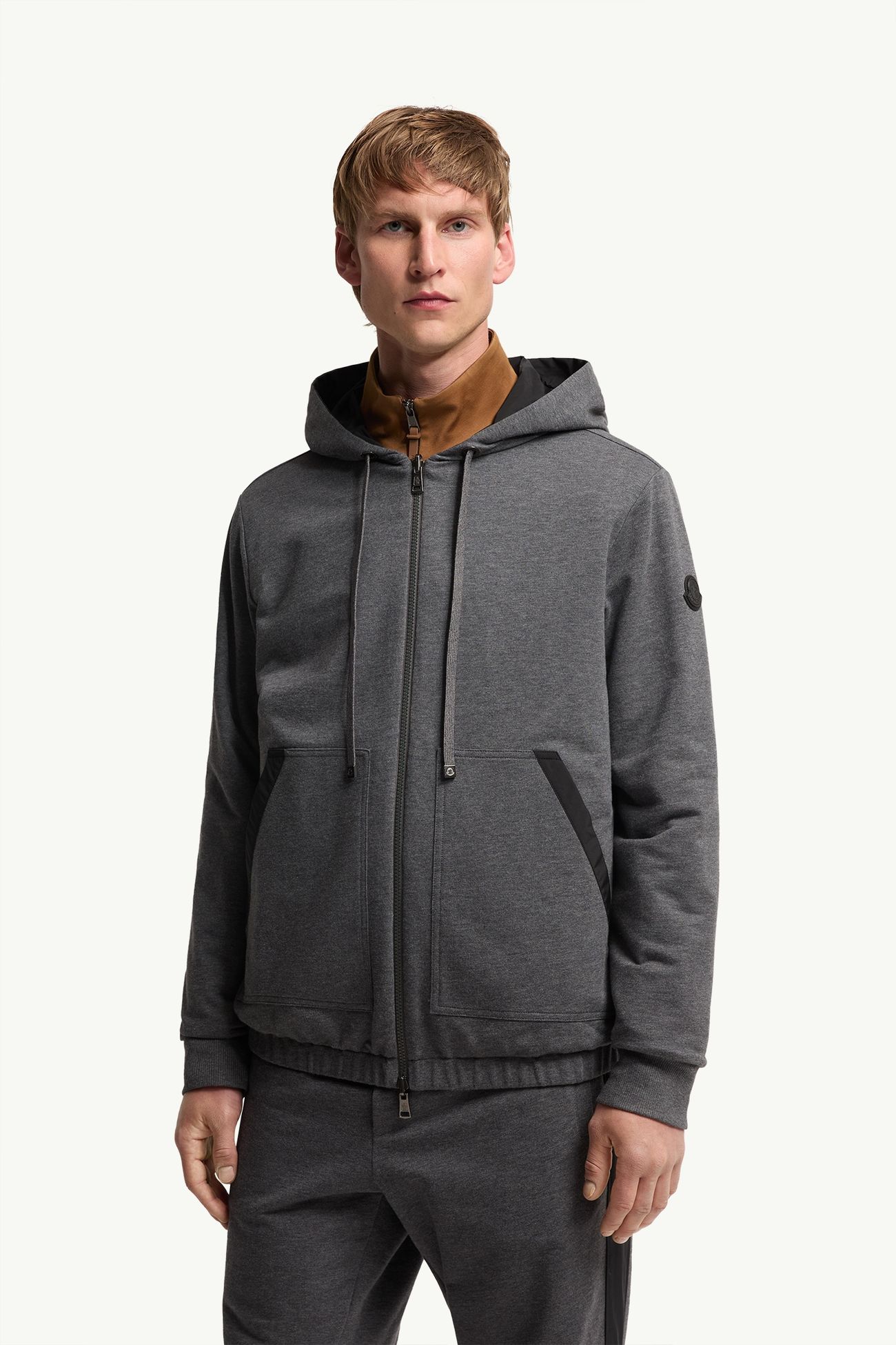 Felpa reversibile con zip Uomo Grigio Scuro Moncler 3