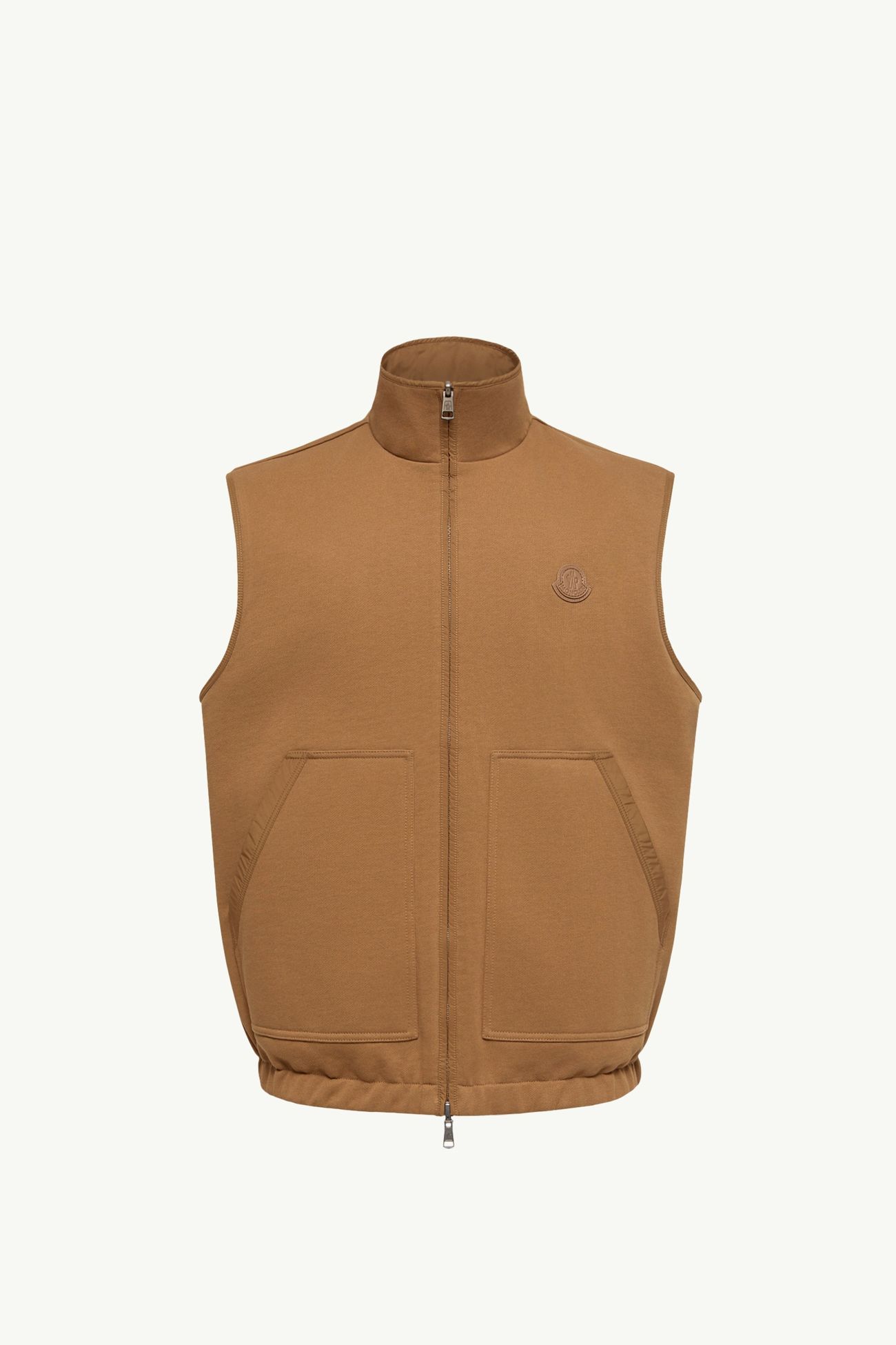 Chaleco reversible con cremallera Hombre Marrón claro Moncler 2