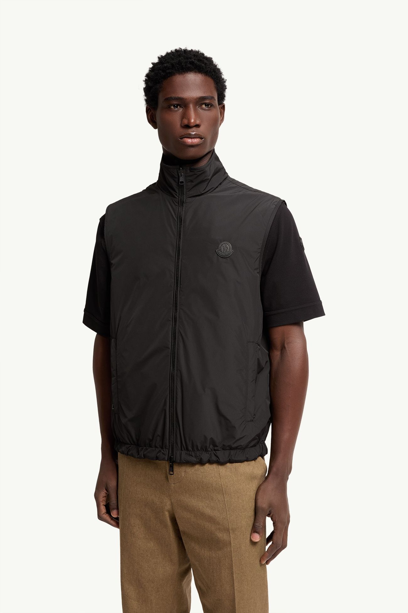 Reversible Zip-Up Vest Men Black Moncler 5