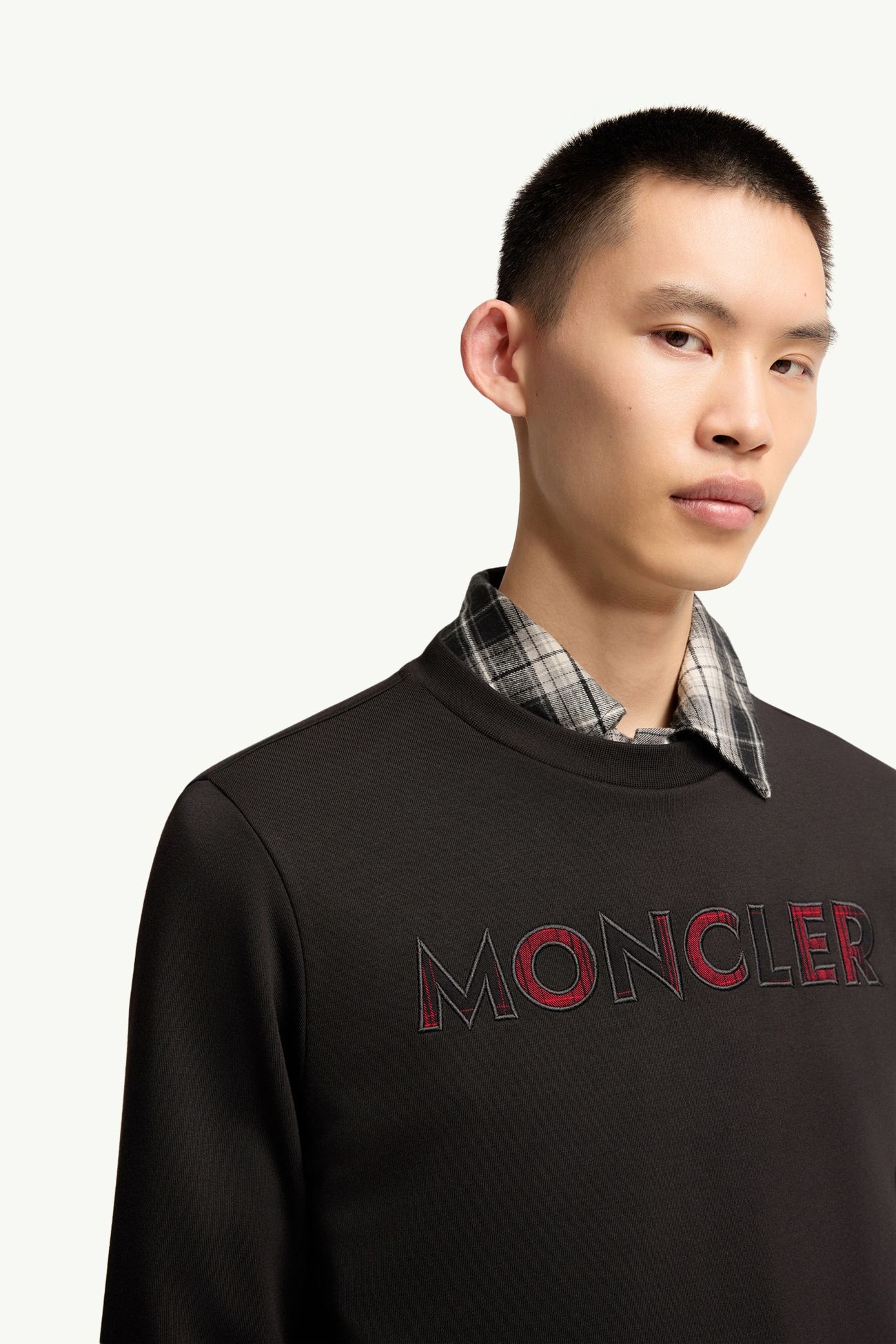 男士标识棉质混纺卫衣 男士 黑色 Moncler 5
