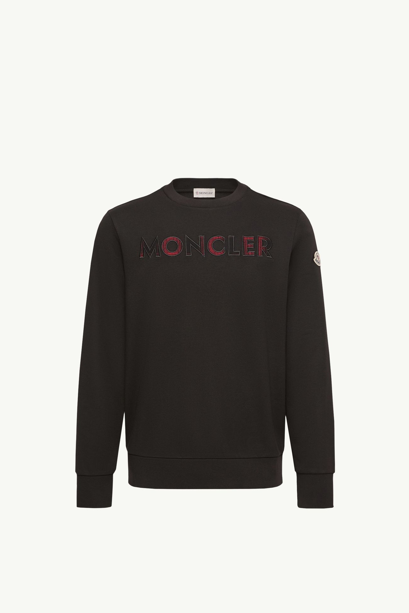 標誌裝飾棉質混紡衛衣 男士 黑色 Moncler 2