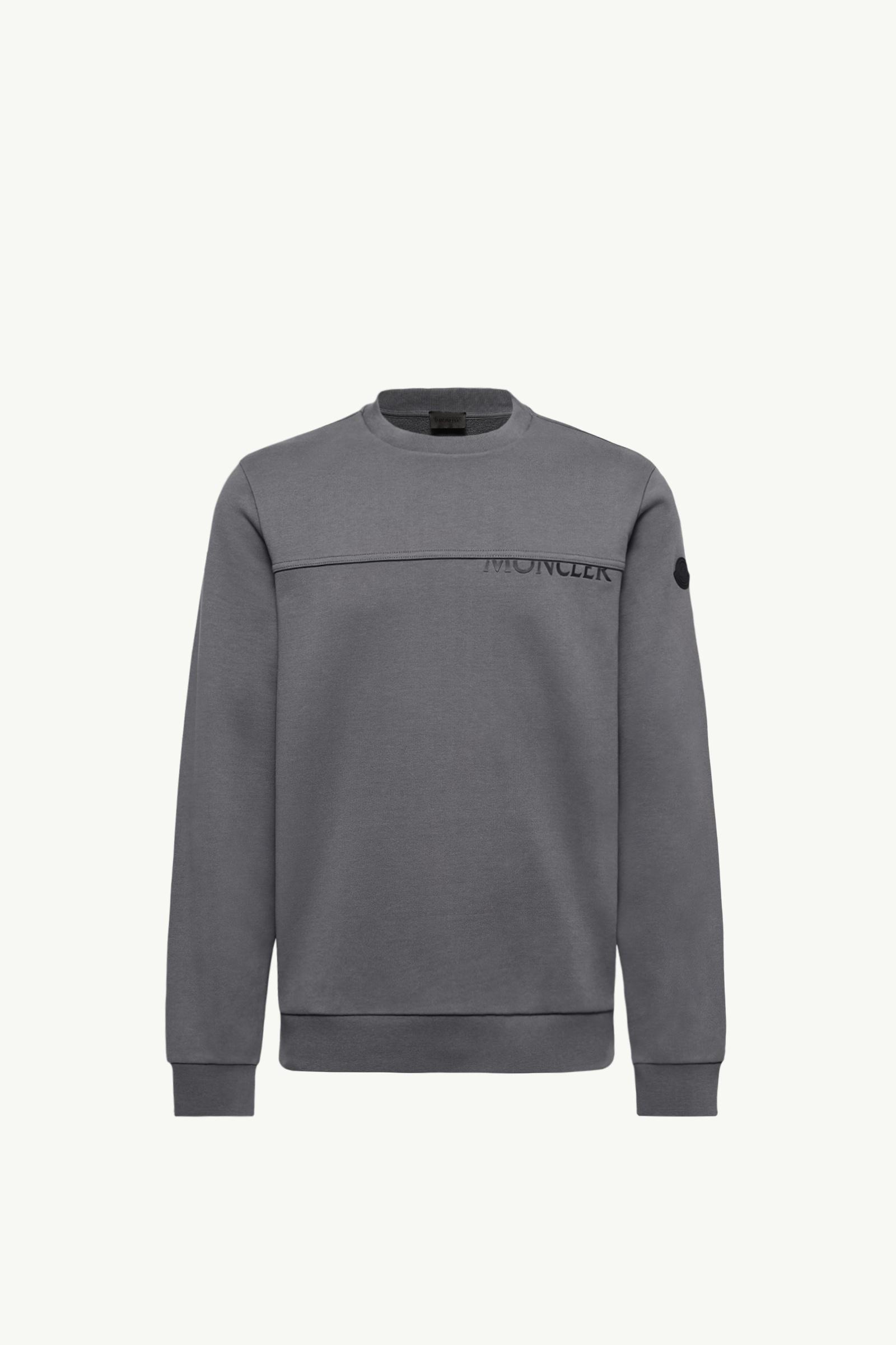 標誌棉質衛衣 男士 灰色 Moncler, 1 of 0
