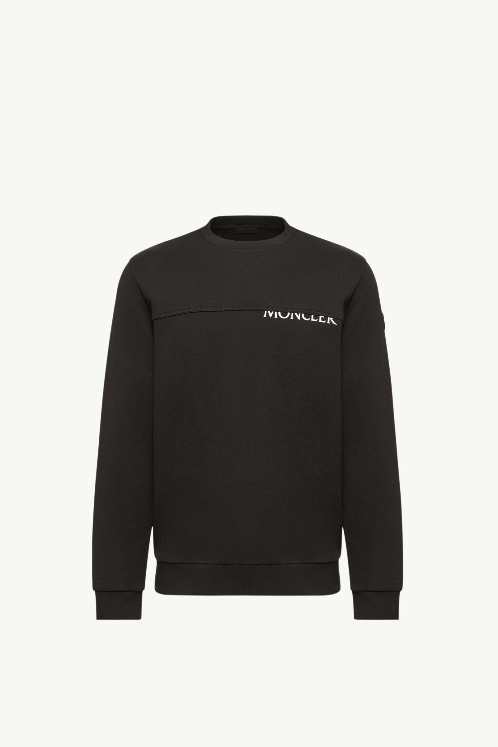 Logo Cotton Sweatshirt Men Black Moncler, 1 of 0
