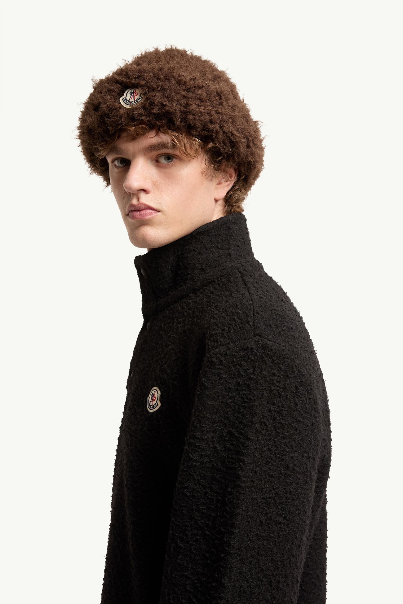 標誌裝飾針織衛衣 男士 黑色 Moncler 1