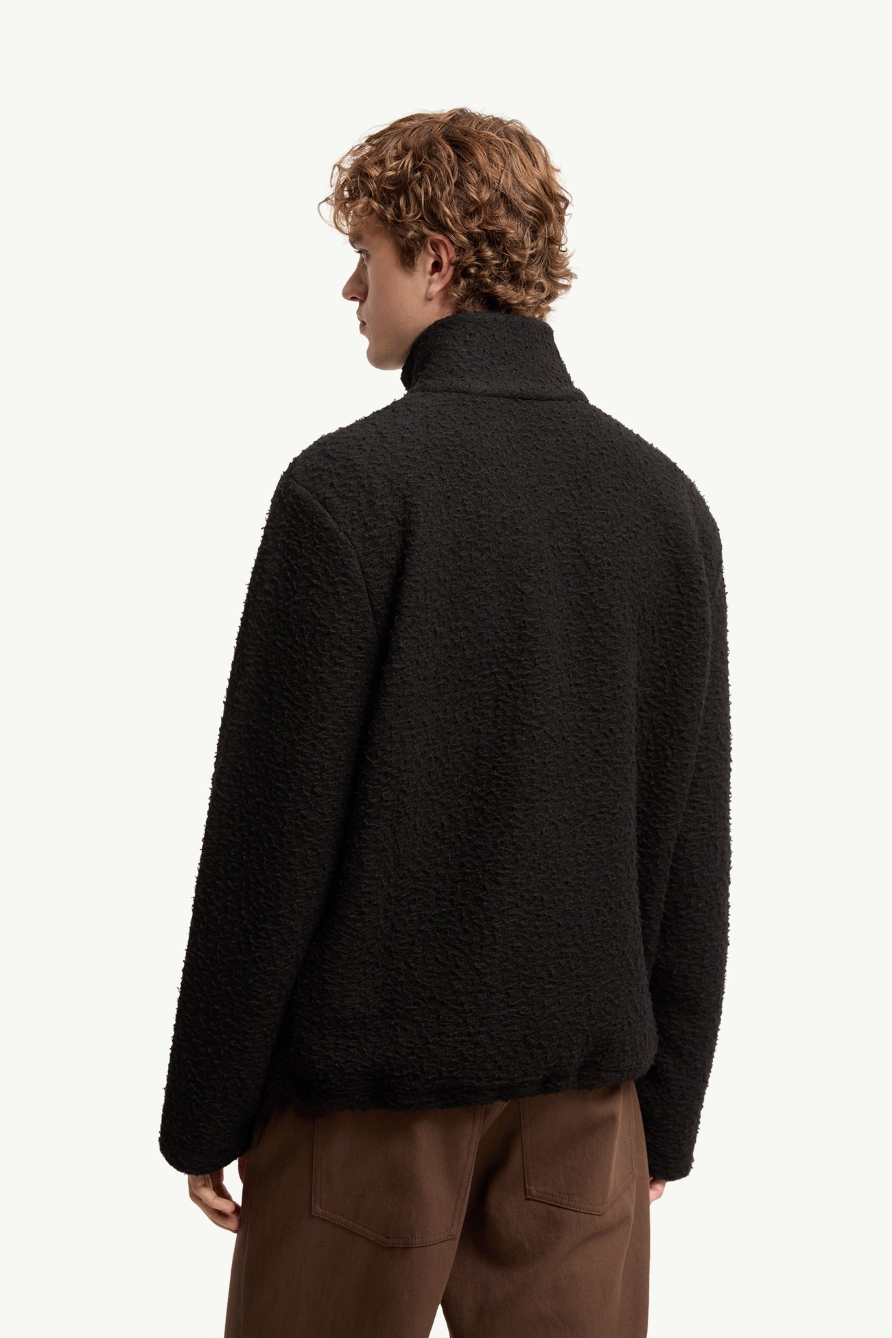 Logo Knit Sweatshirt Men Black Moncler 4