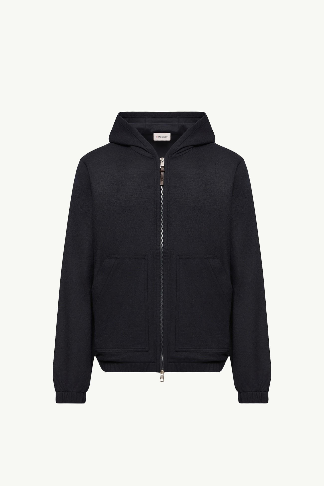 法蘭絨拉鏈連帽衫 男士 海軍藍色 Moncler 2