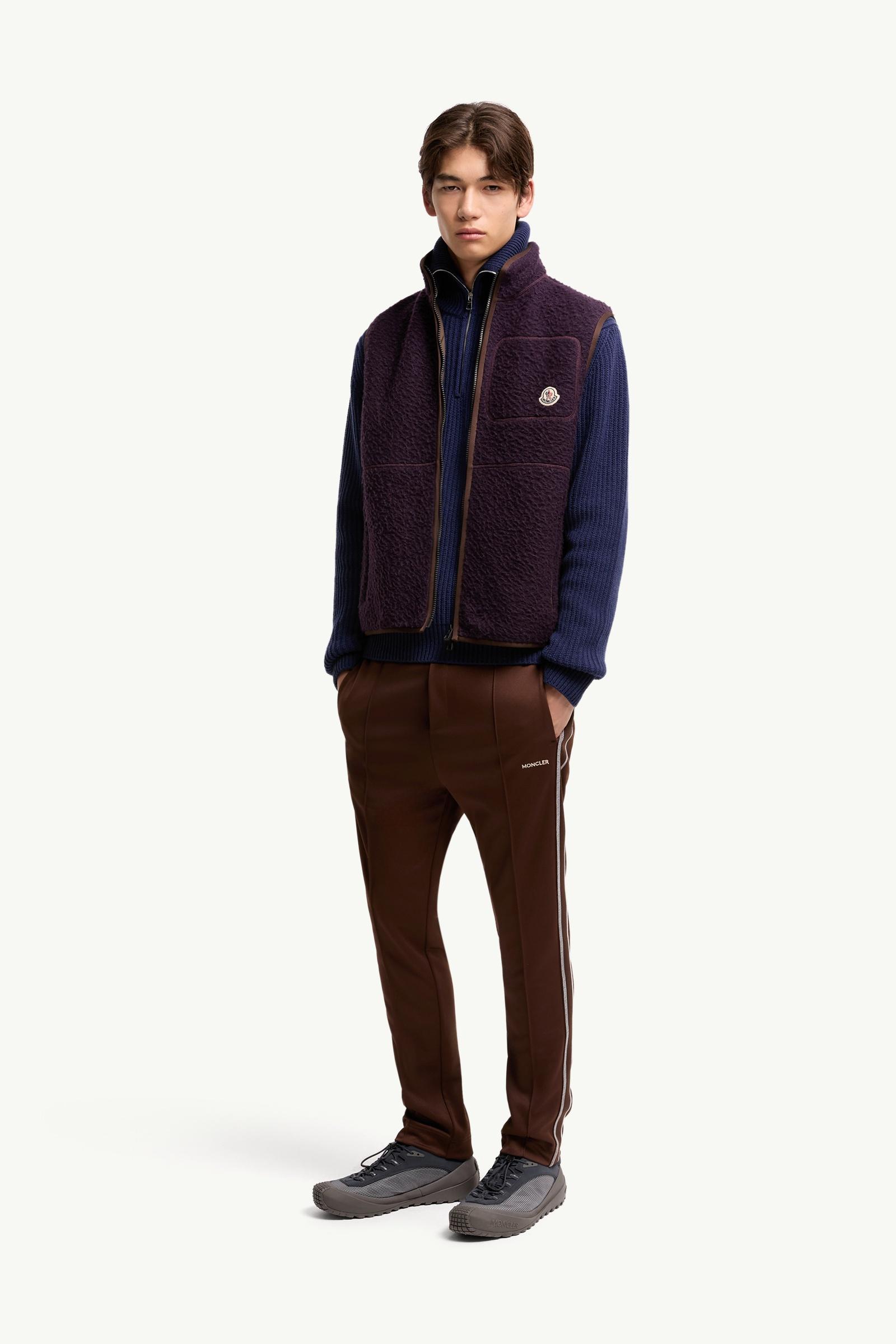 Dark Purple Knit Vest - Vests for Men | Moncler US