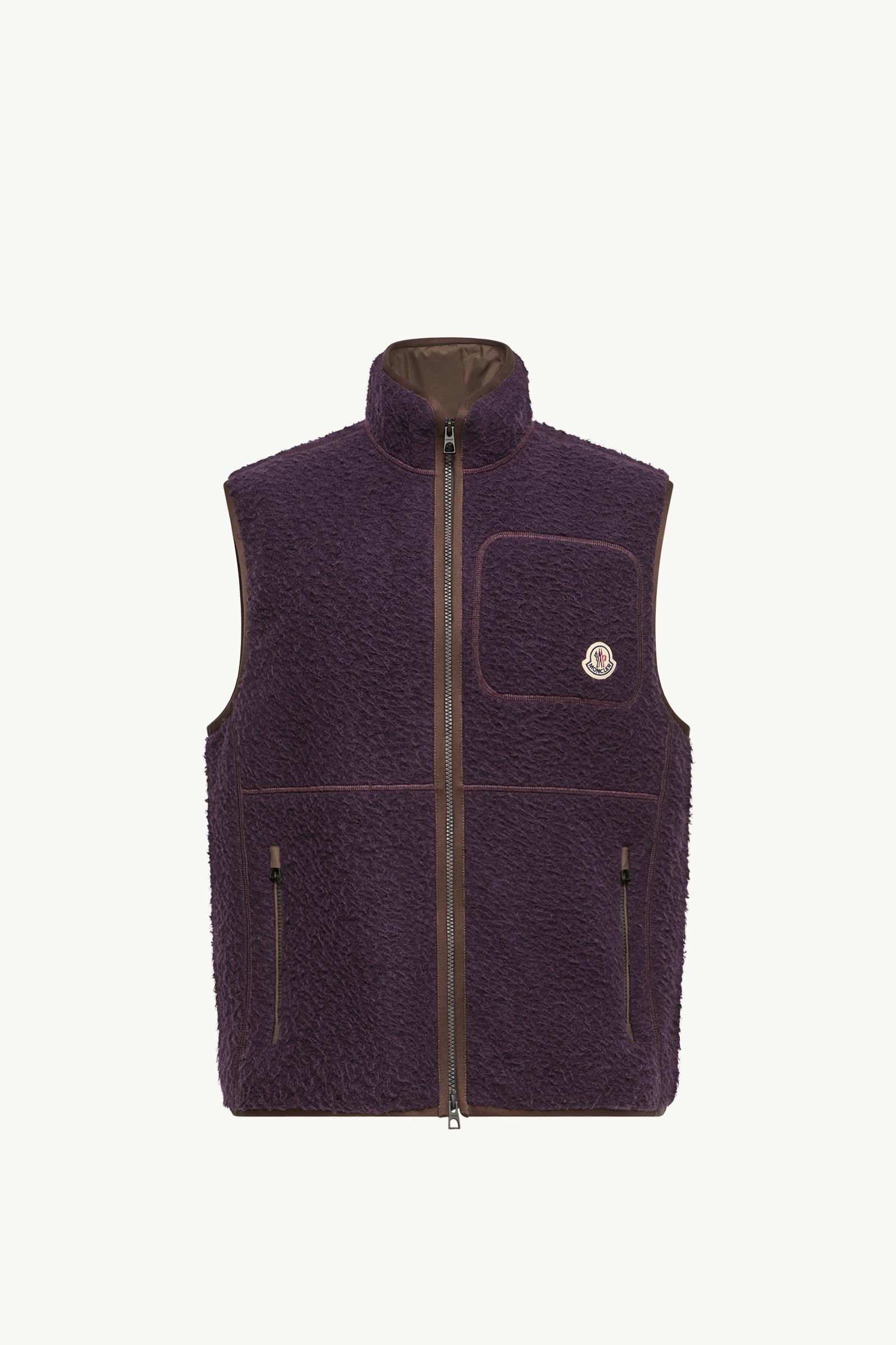 針織背心 男士 深紫色 Moncler