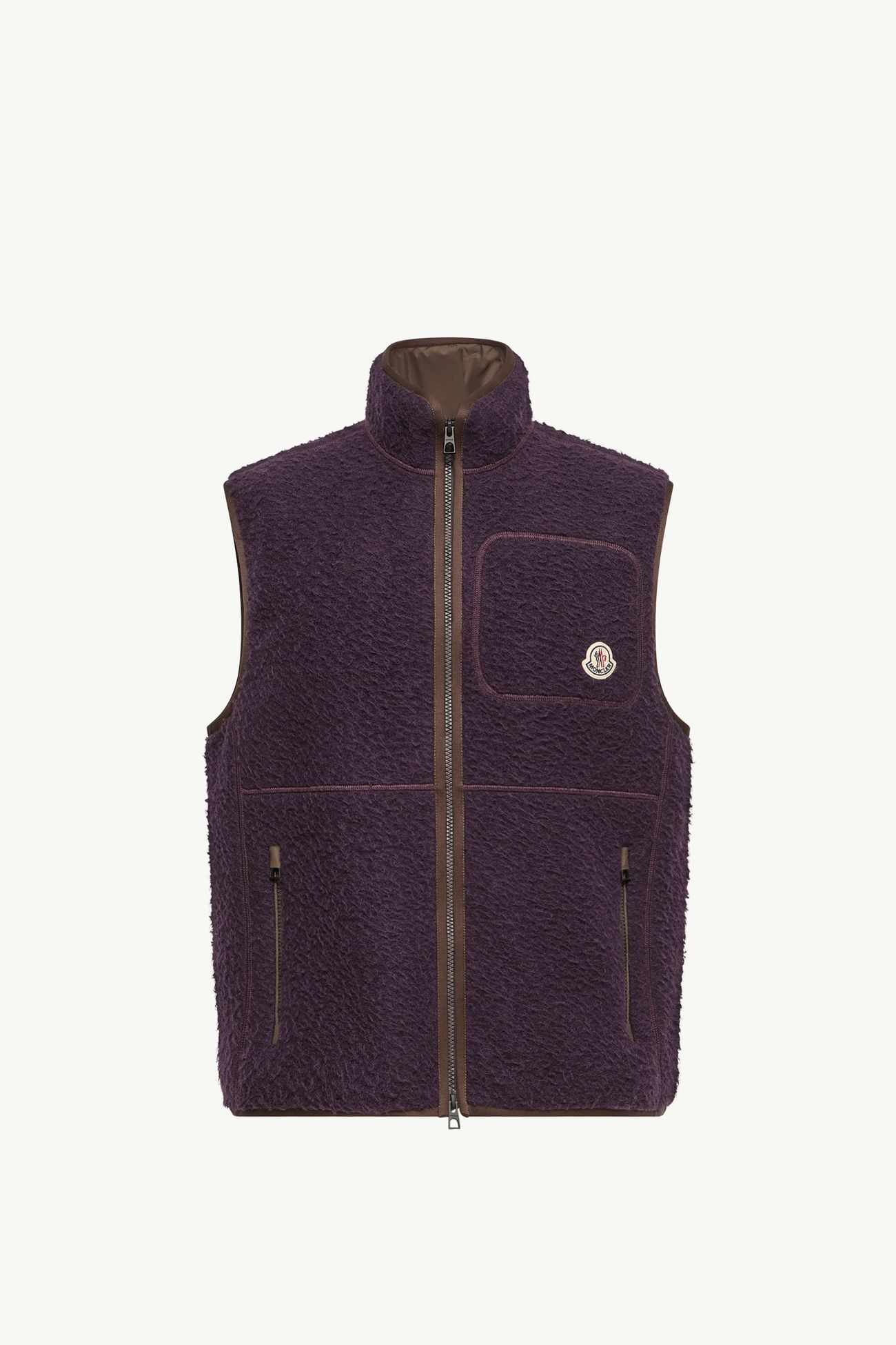 Strickweste Herren Dunkles Violett Moncler 2