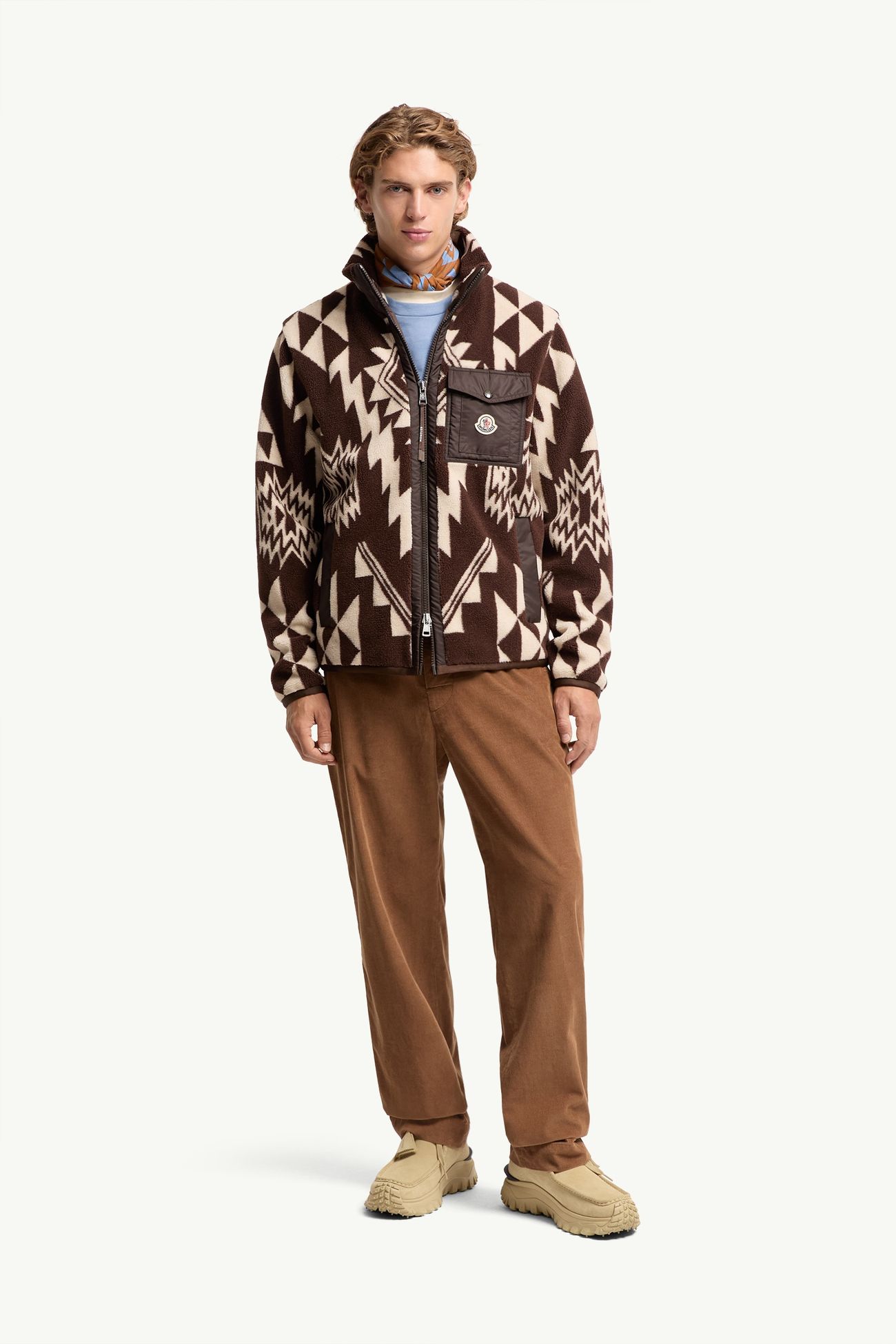 パーカー メンズ ブラウン Moncler 0