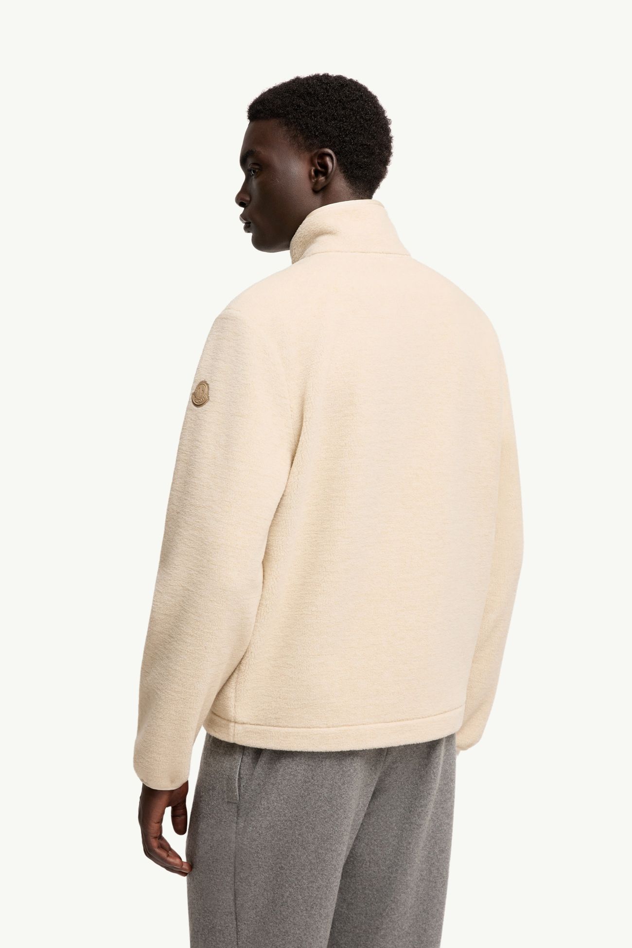 男士拉链卫衣 男士 浅米色 Moncler 4