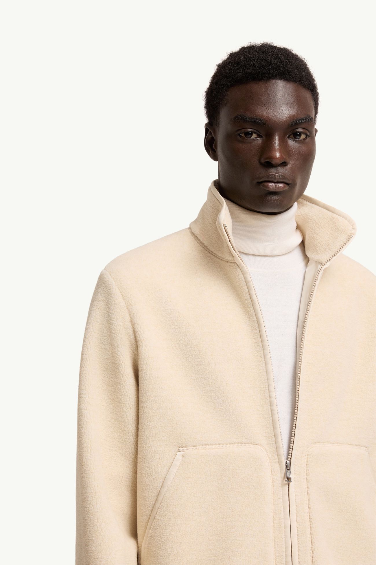 Sweatshirt mit Reißverschluss Herren Hellbeige Moncler 5