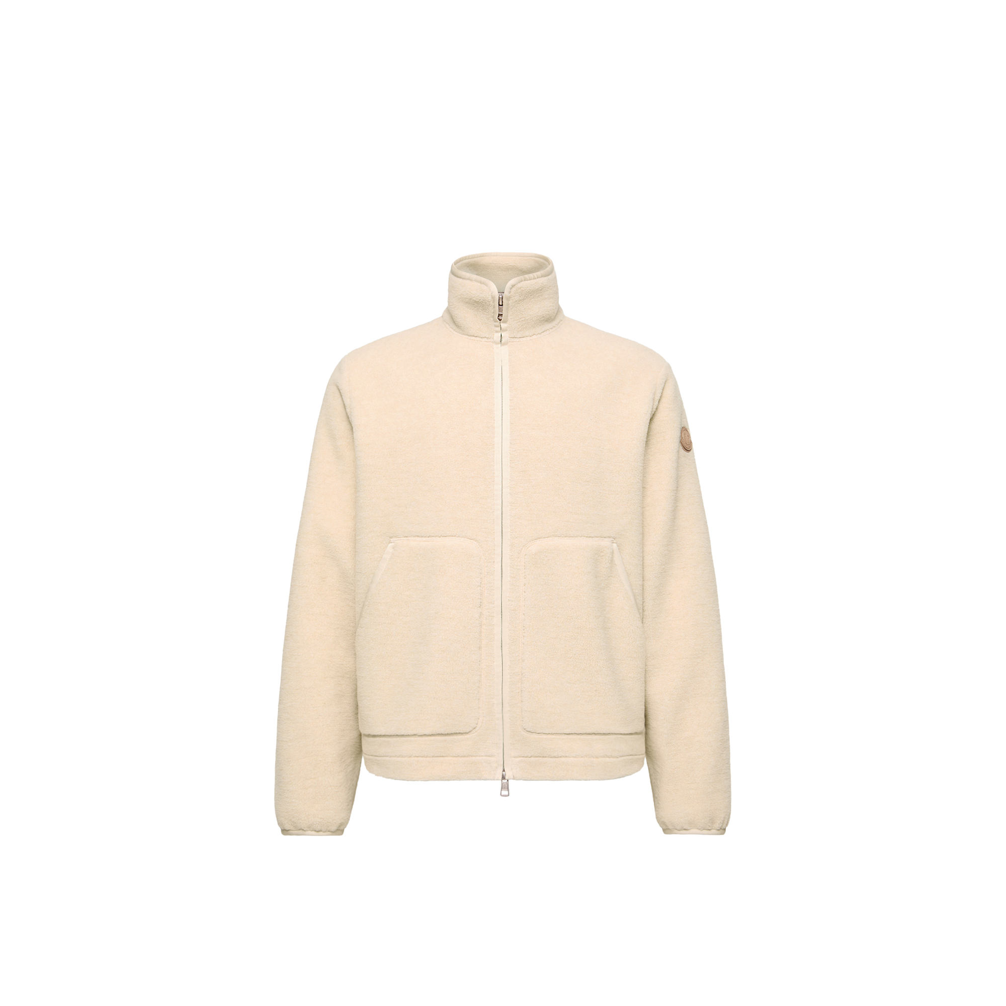 Moncler Men's Beige Fleece Jacket UK Size 40 - Mytheresa - Image 3