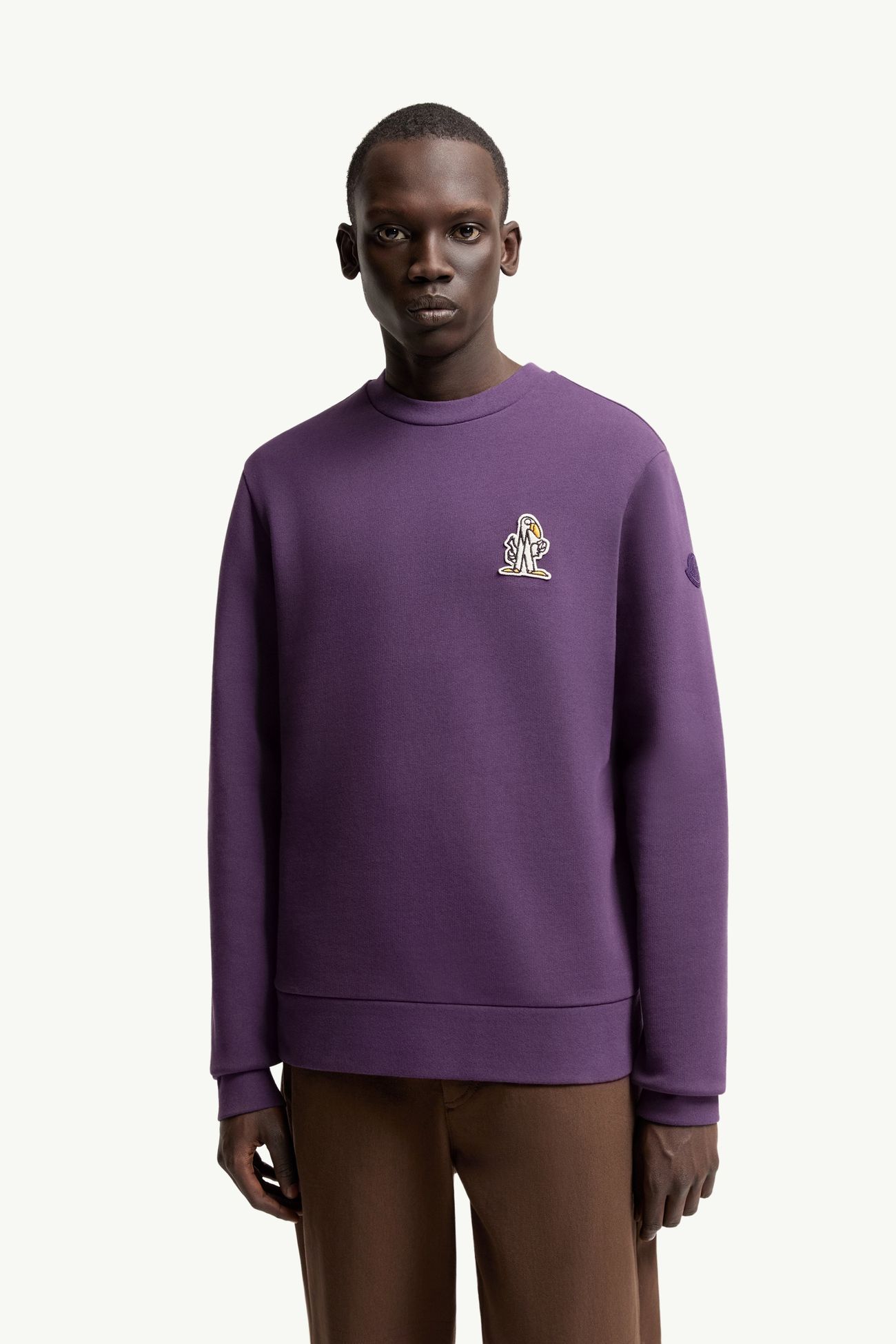 Sudadera de algodón MonDuck Hombre Morado Moncler 3