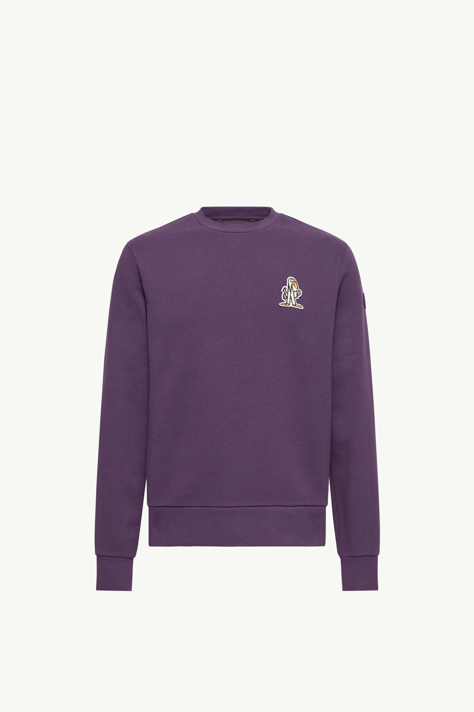 MonDuck Baumwoll-Sweatshirt Herren Violett Moncler, 1 of 0