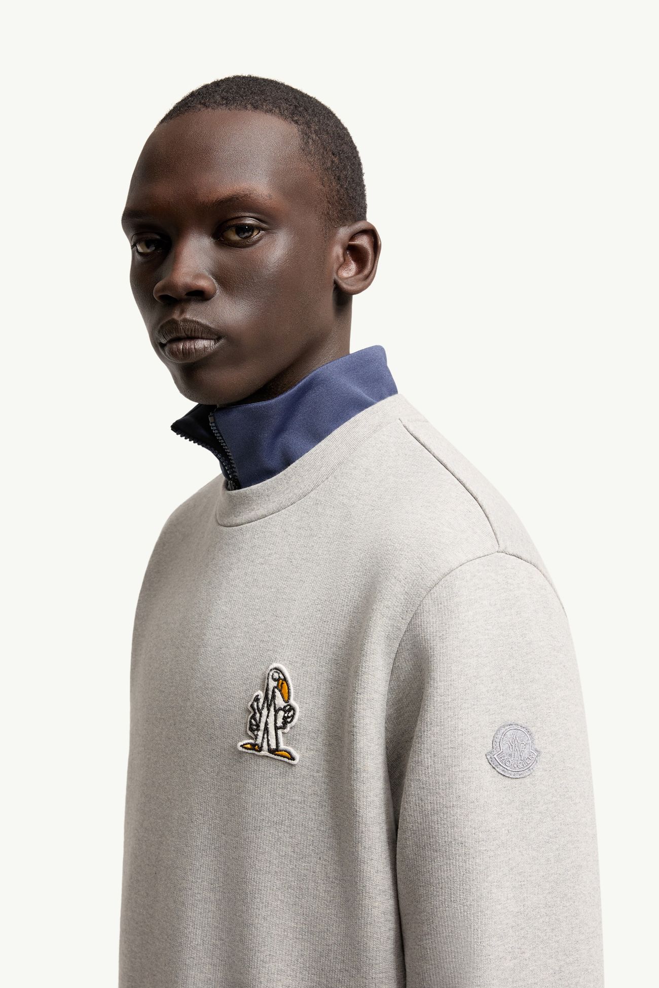 Sudadera de algodón MonDuck Hombre Verde claro Moncler 1