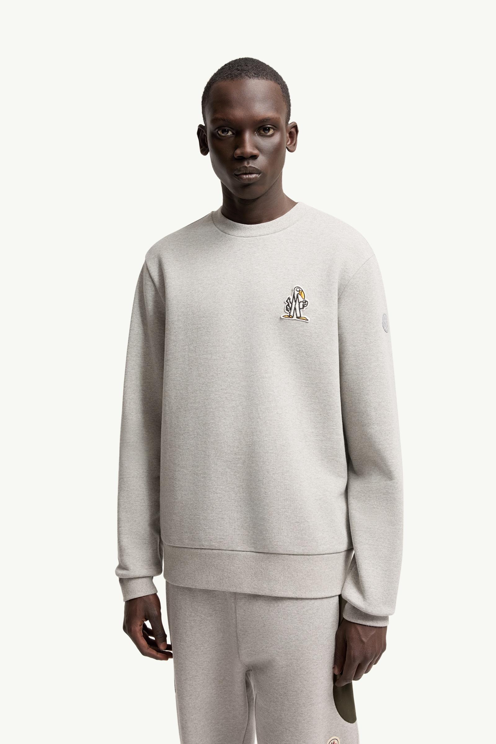 Light Gray MonDuck Cotton Sweatshirt - Sweatshirts for Men