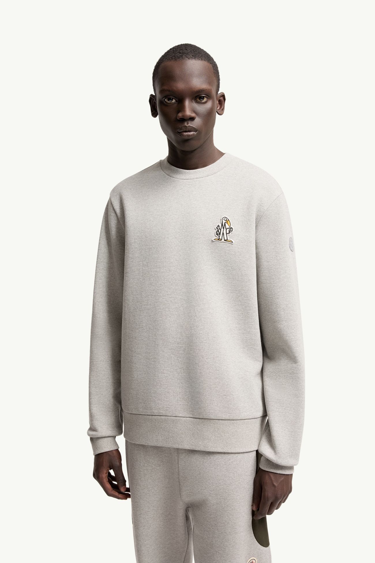Sudadera de algodón MonDuck Hombre Verde claro Moncler 3