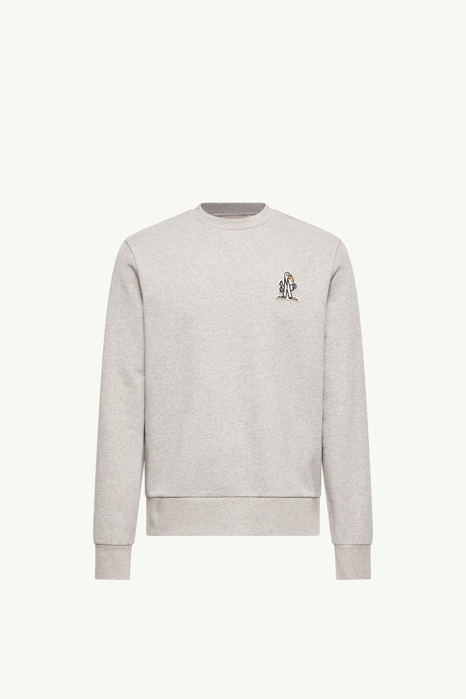 MonDuck Cotton Sweatshirt Men Light Gray Moncler, 1 of 0
