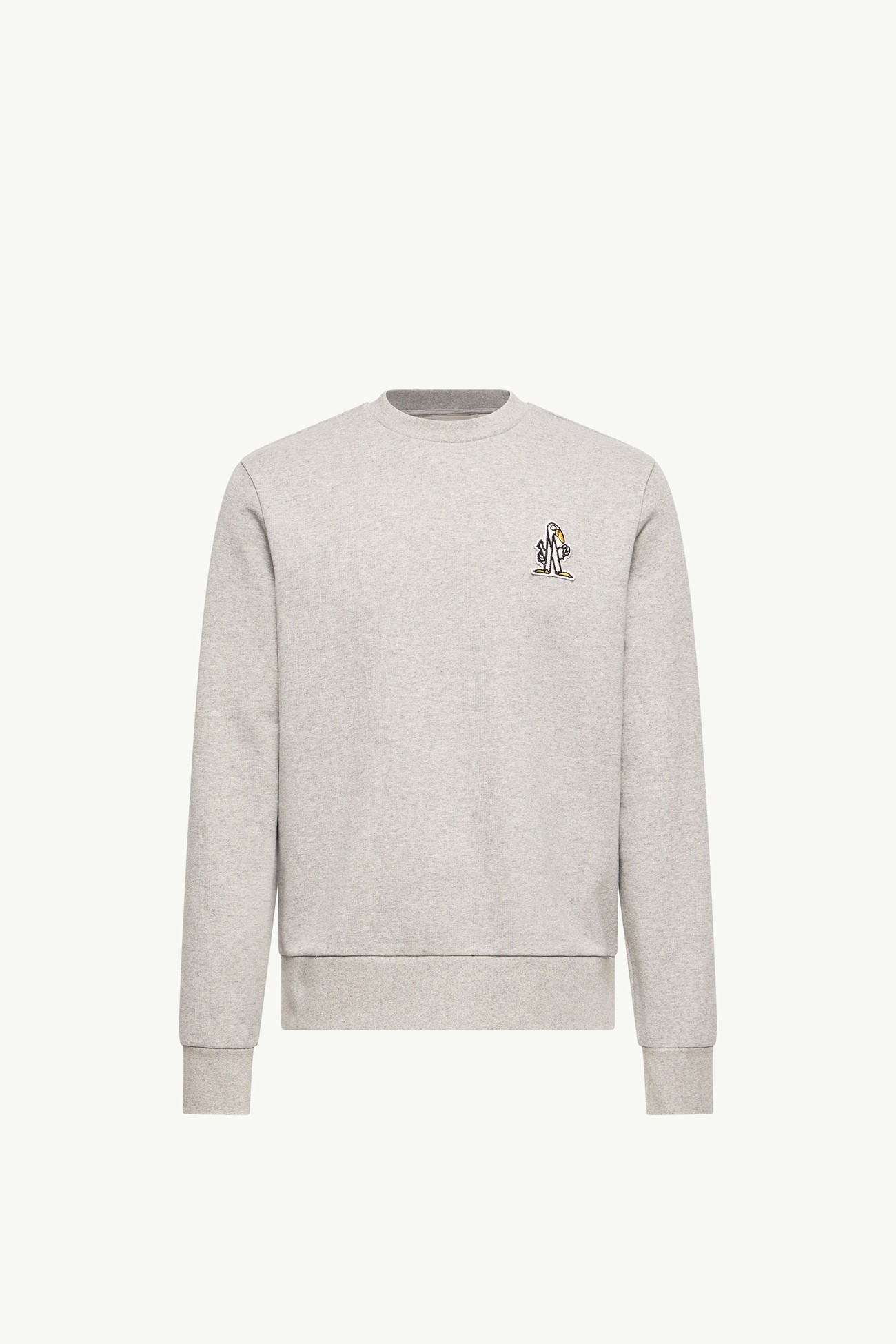MonDuck Baumwoll-Sweatshirt Herren Hellgrau Moncler 2