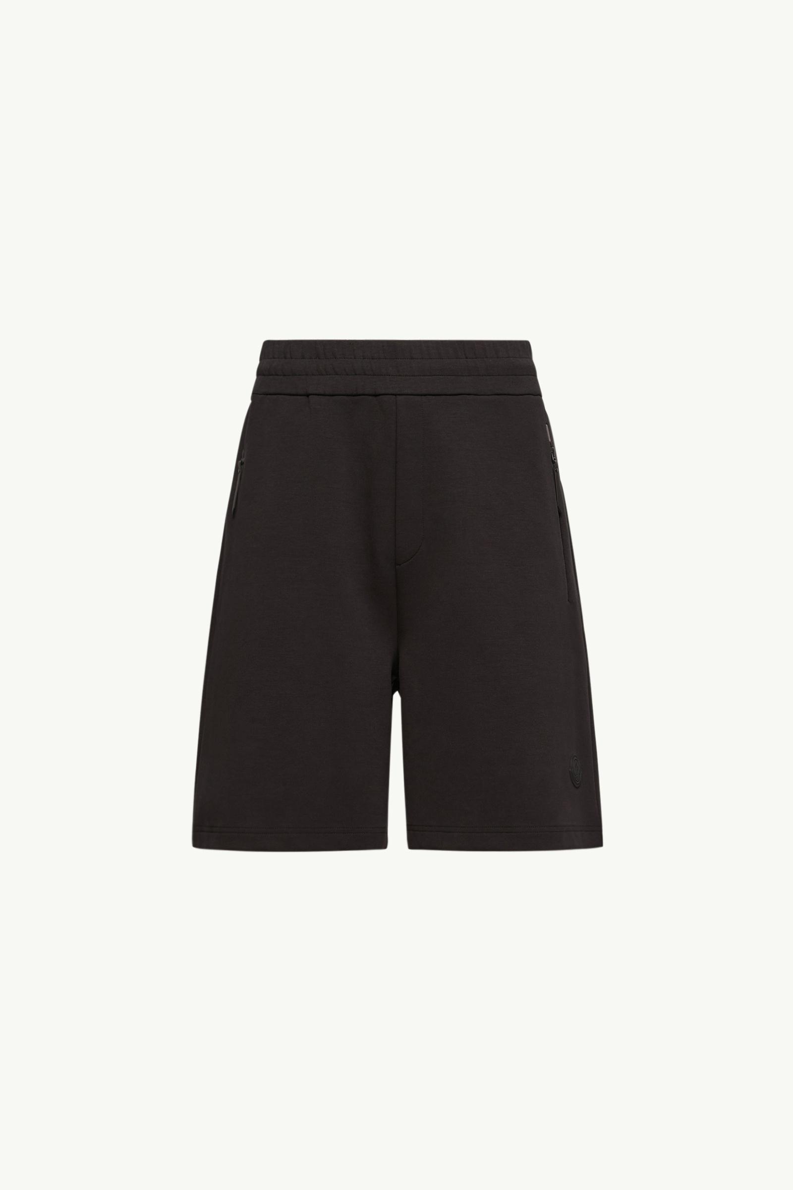 Interlock Cotton Blend Shorts Men Black Moncler, 1 of 0