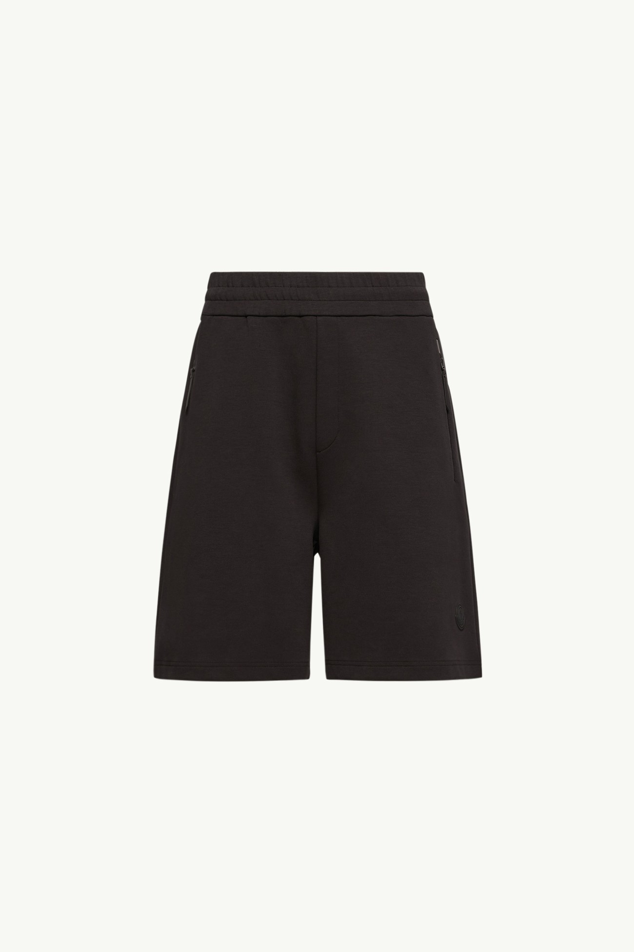Interlock Cotton Blend Shorts Men Black Moncler 2