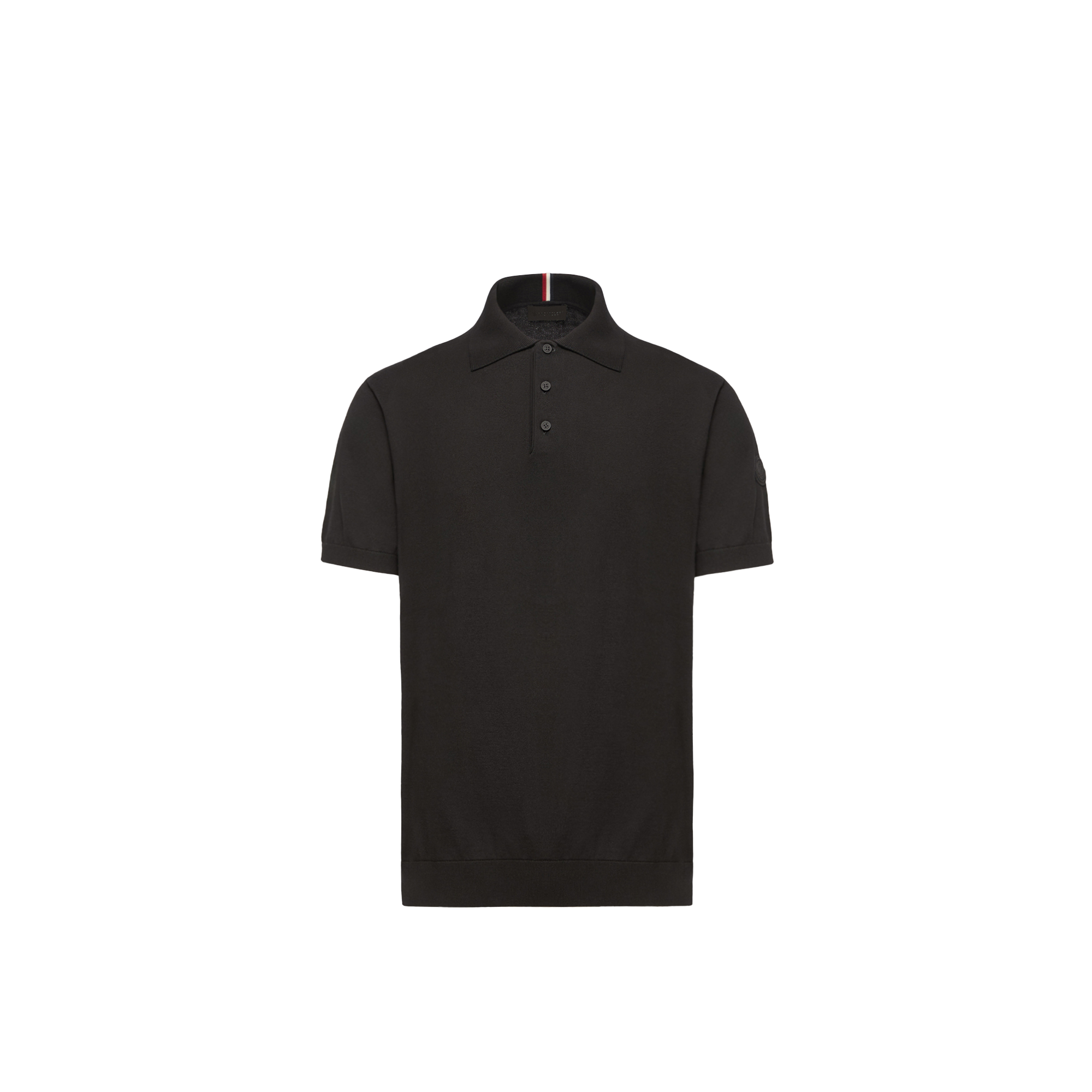 Moncler Logo Cotton Knit Polo Men da Size: Xxl
